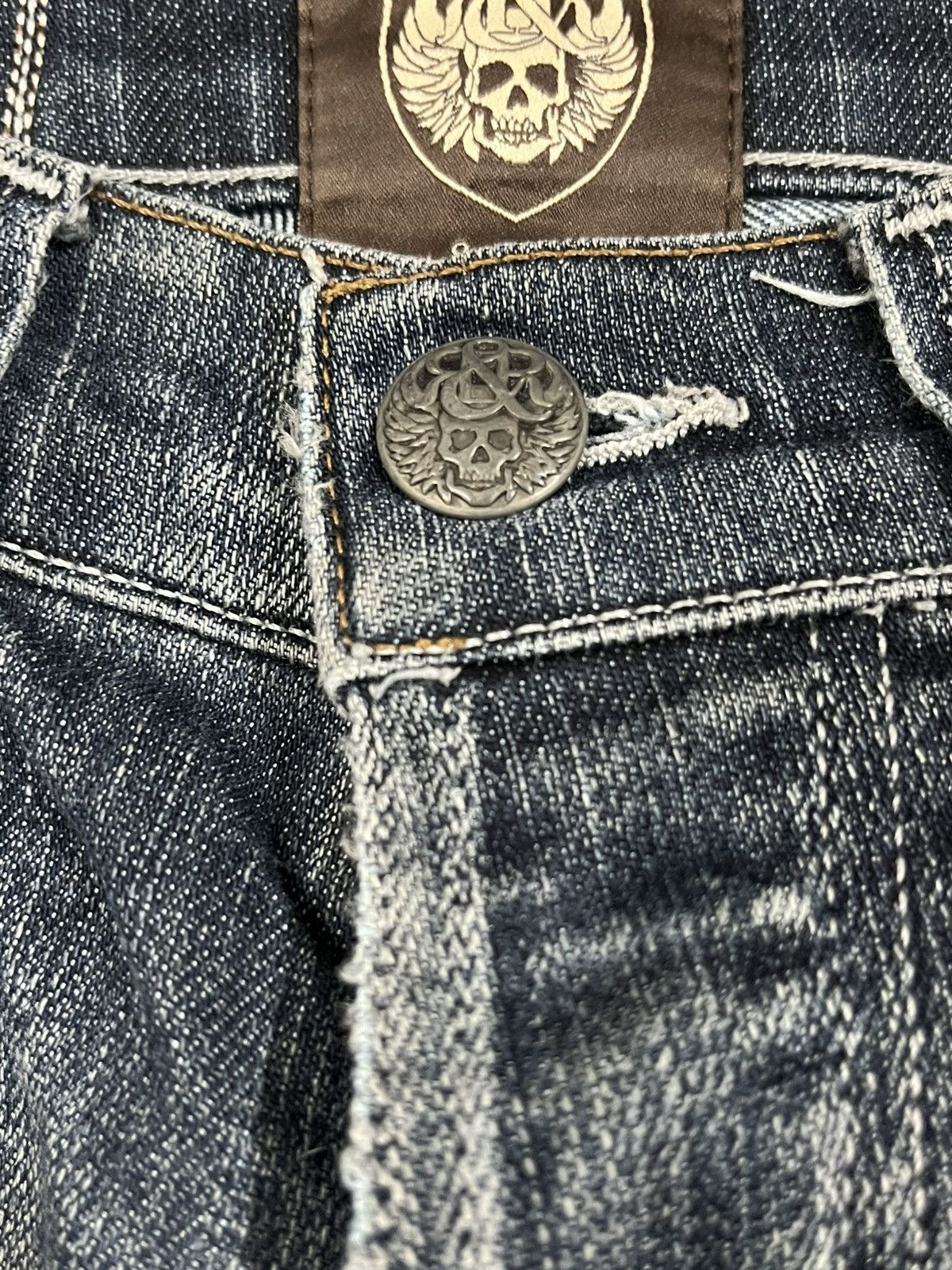 Rock & Republic Vintage Rock and Republic Flare Distressed Denim Size US 29 - 8 Thumbnail