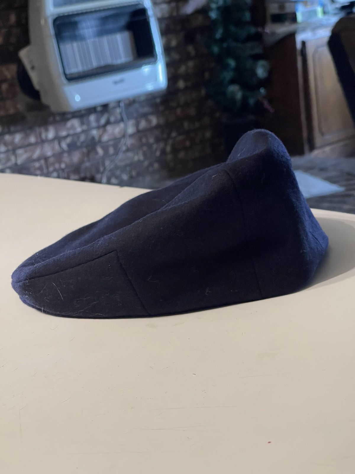 Other Vintage Tardan Navy Blue Newsboy Hat Sz 59 Large Cabbie Cap Size ONE SIZE - 1 Thumbnail