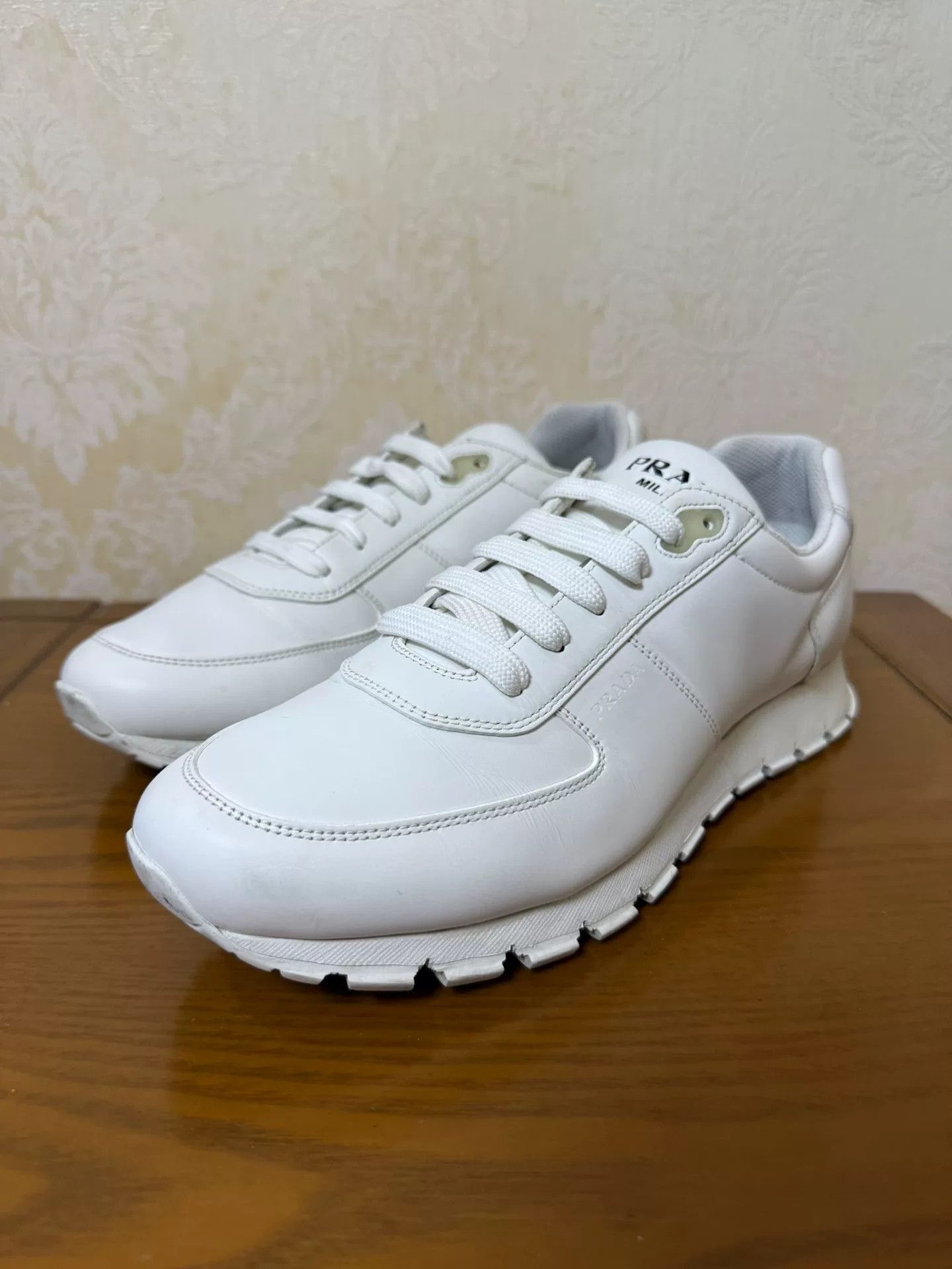 Prada Prada Orange Lowtop Sneakers 42 Men Size US 9 / EU 42 - 1 Thumbnail