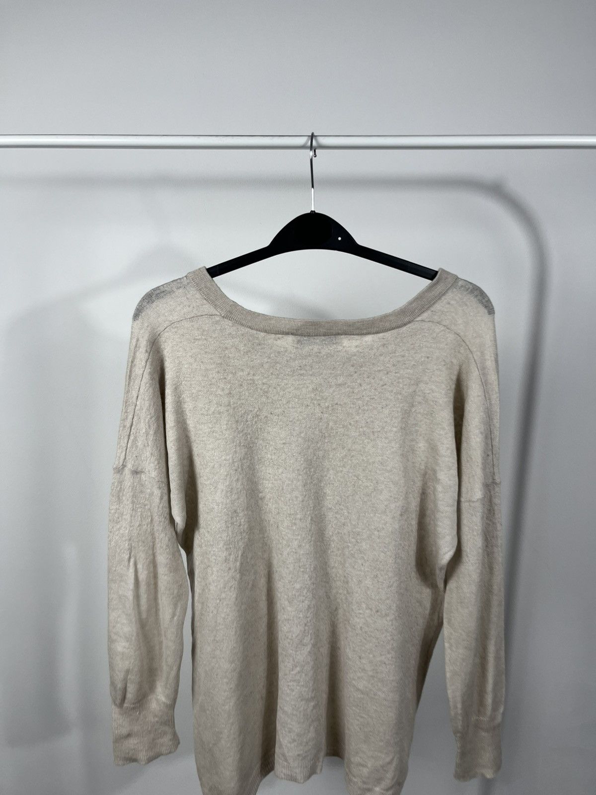 Allude Allude Cashmere Knit Sweater Beige Size L Size L / US 10 / IT 46 - 13 Thumbnail