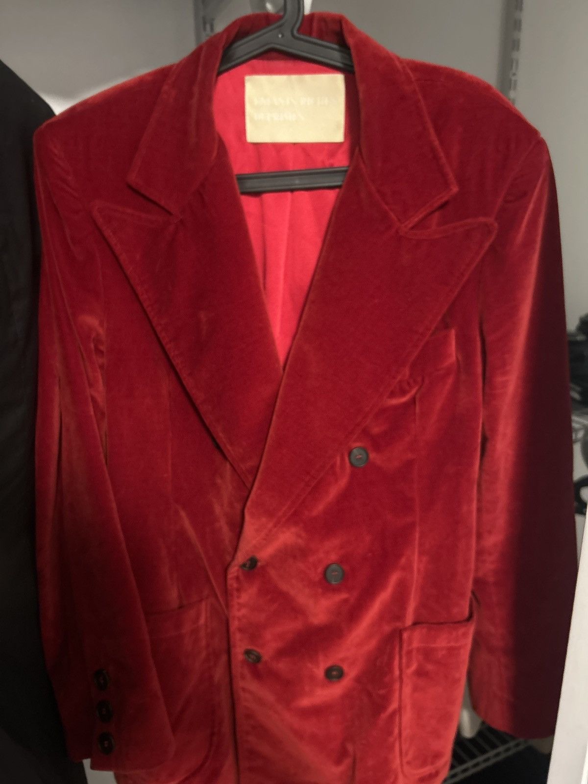 Enfants Riches Deprimes Enfants Riches Deprimes 18ss iconic red velvet blazer Size 50L - 2 Thumbnail