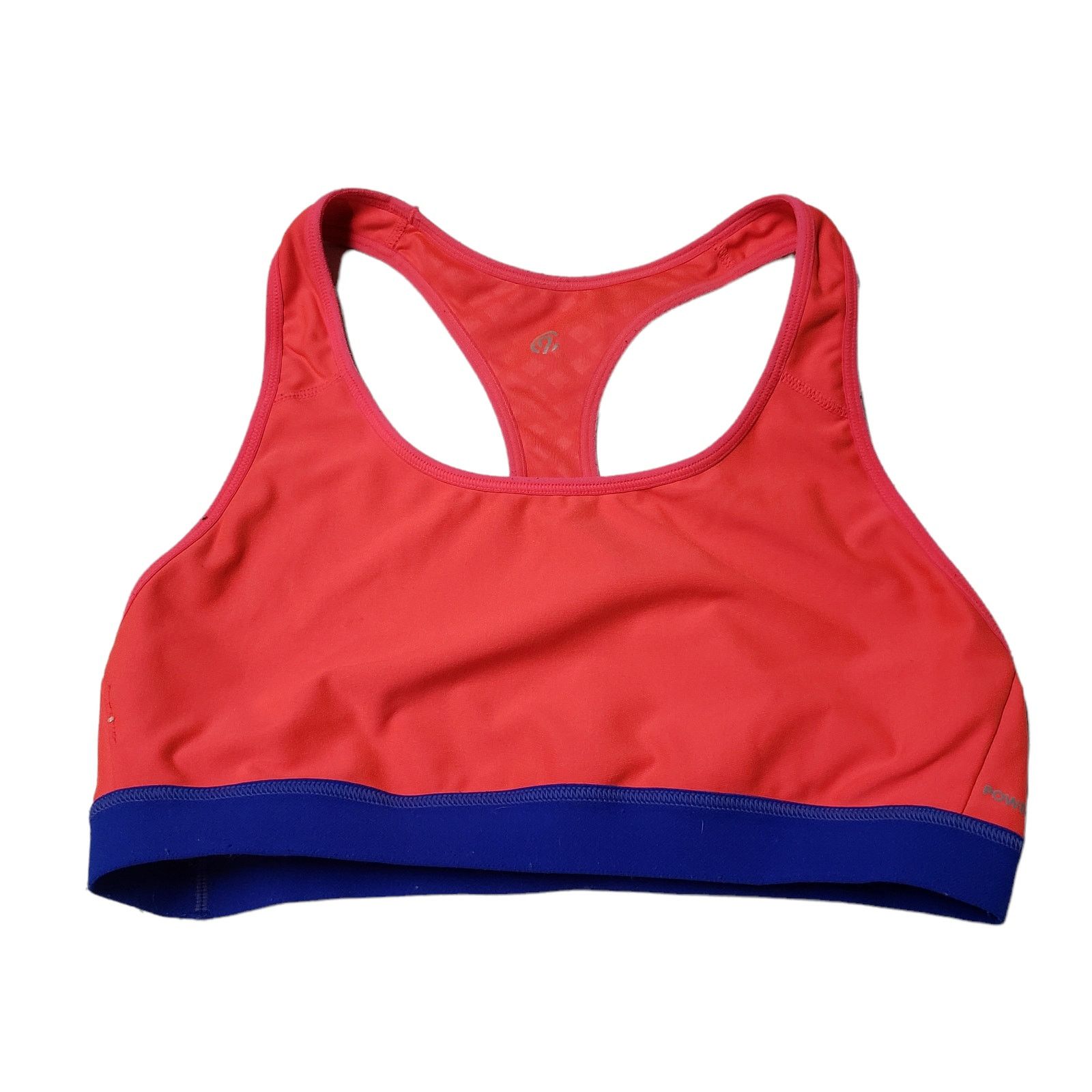 Champion Champion Bra Womens Small Power Core Orange Blue Sports Bra Size ONE SIZE - 5 Thumbnail