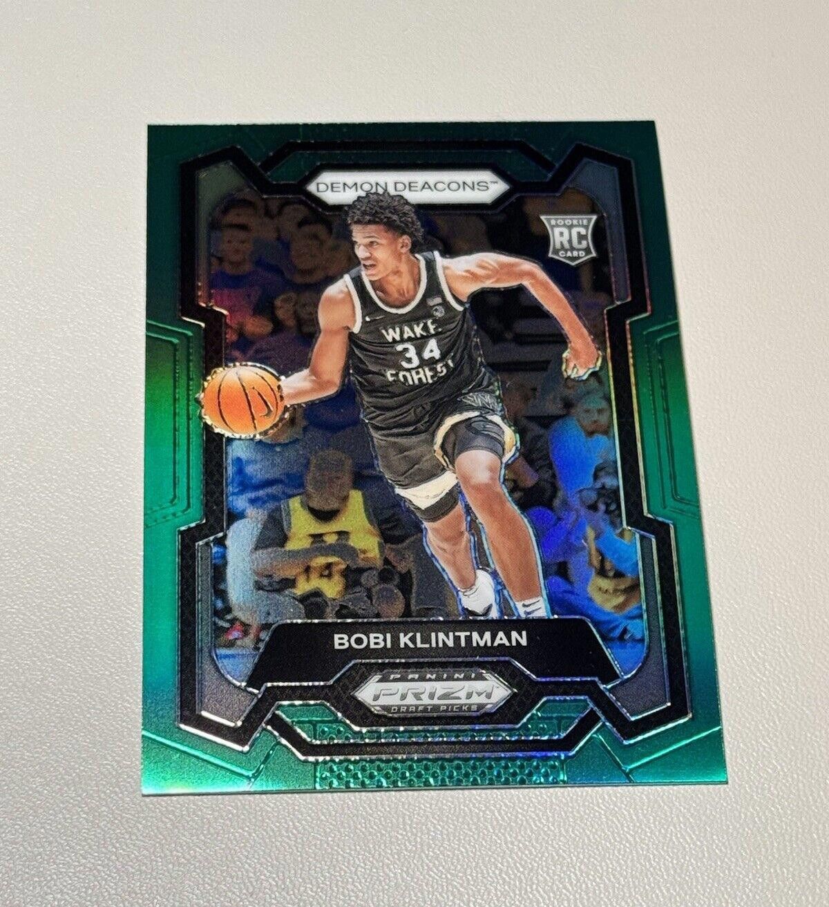 Other 2024 Panini Prizm Draft Picks Bobi Klintman RC Rookie Green Size ONE SIZE - 1 Thumbnail