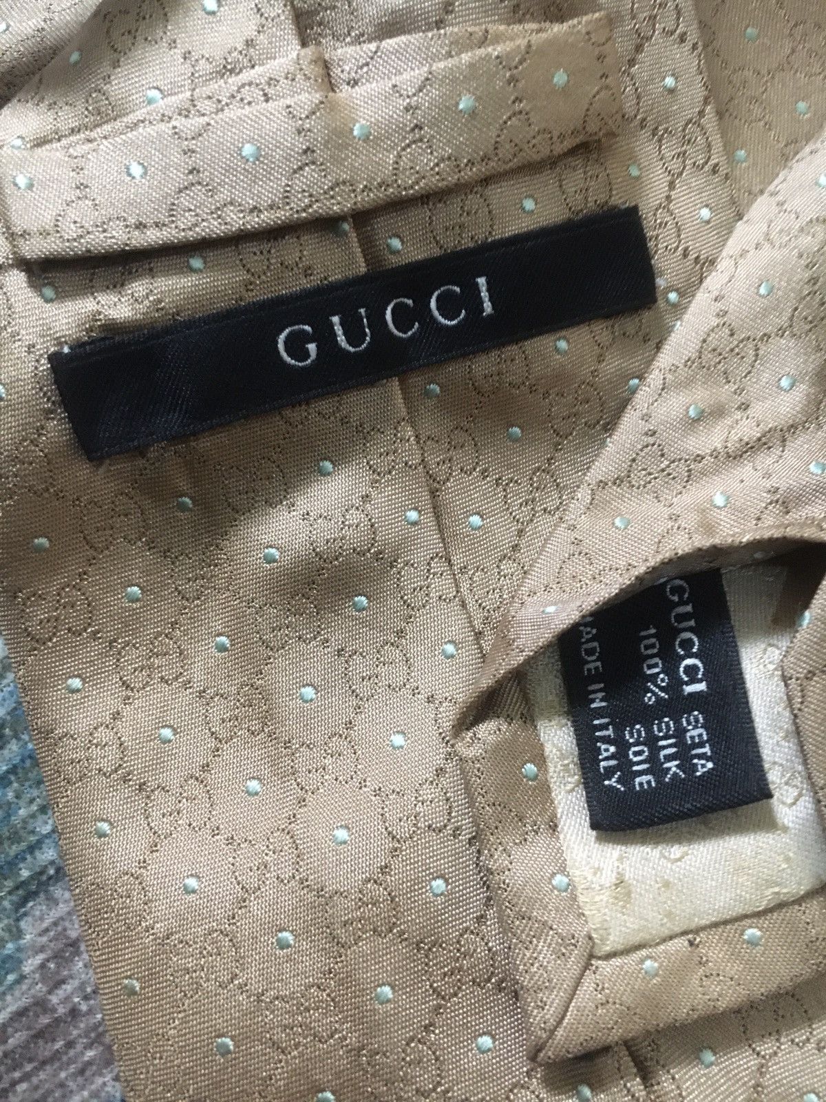 Gucci ✅SEND OFFER✅ Gucci Monogram Silk Ties Size ONE SIZE - 4 Thumbnail