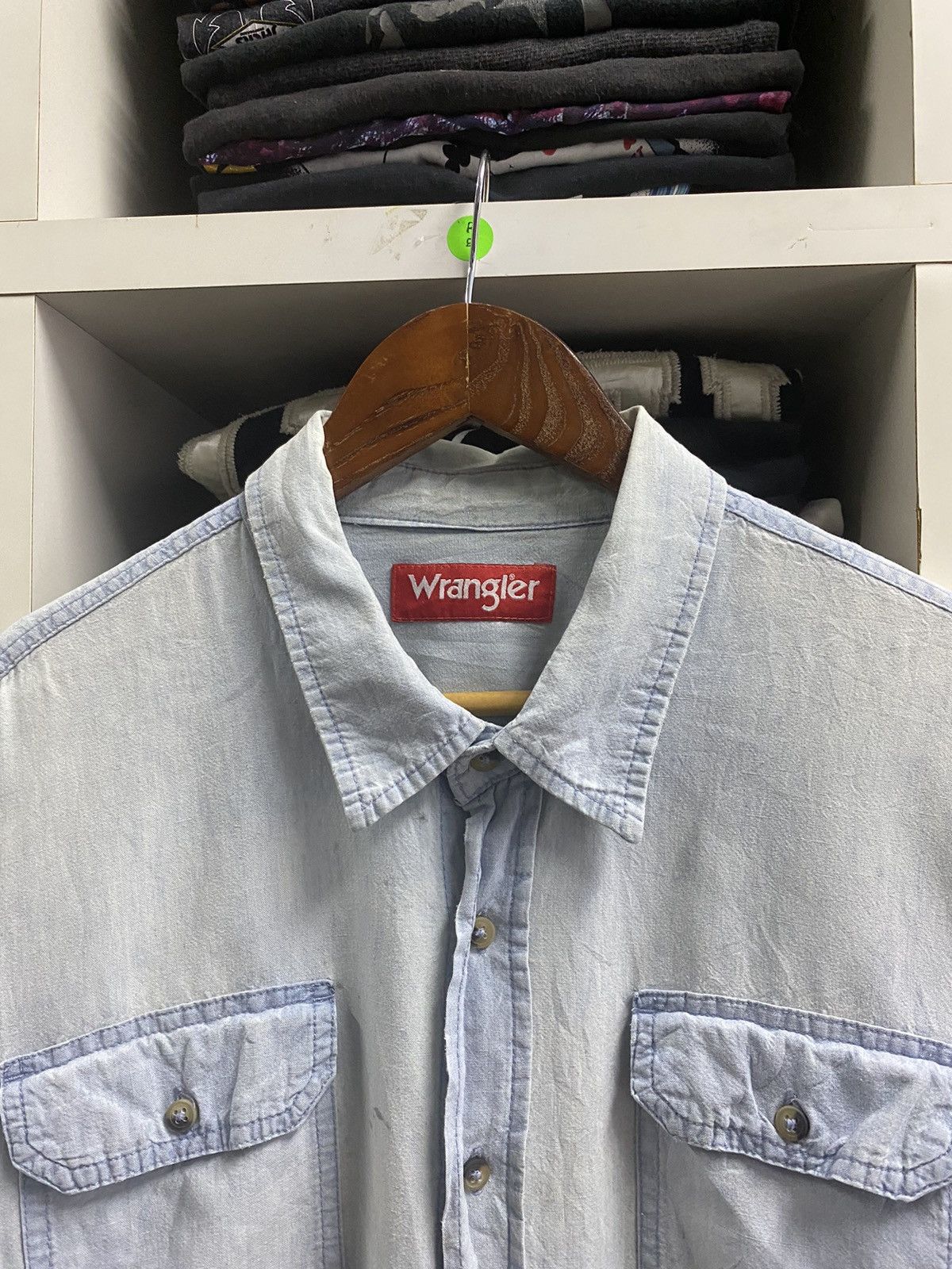 Vintage × Wrangler Vintage Wrangler Button Up Size US XL / EU 56 / 4 - 7 Thumbnail