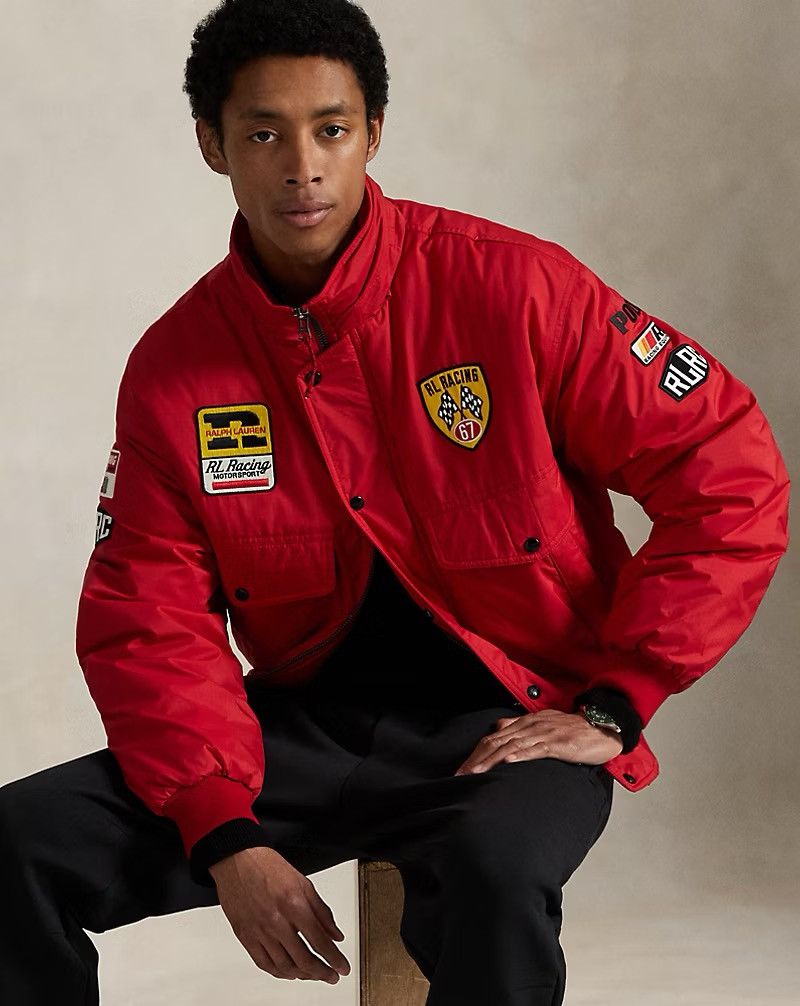 Polo Ralph Lauren Polo Ralph Lauren Racing Jacket Size Large Red Hooded Logos Size US L / EU 52-54 / 3 - 6 Thumbnail