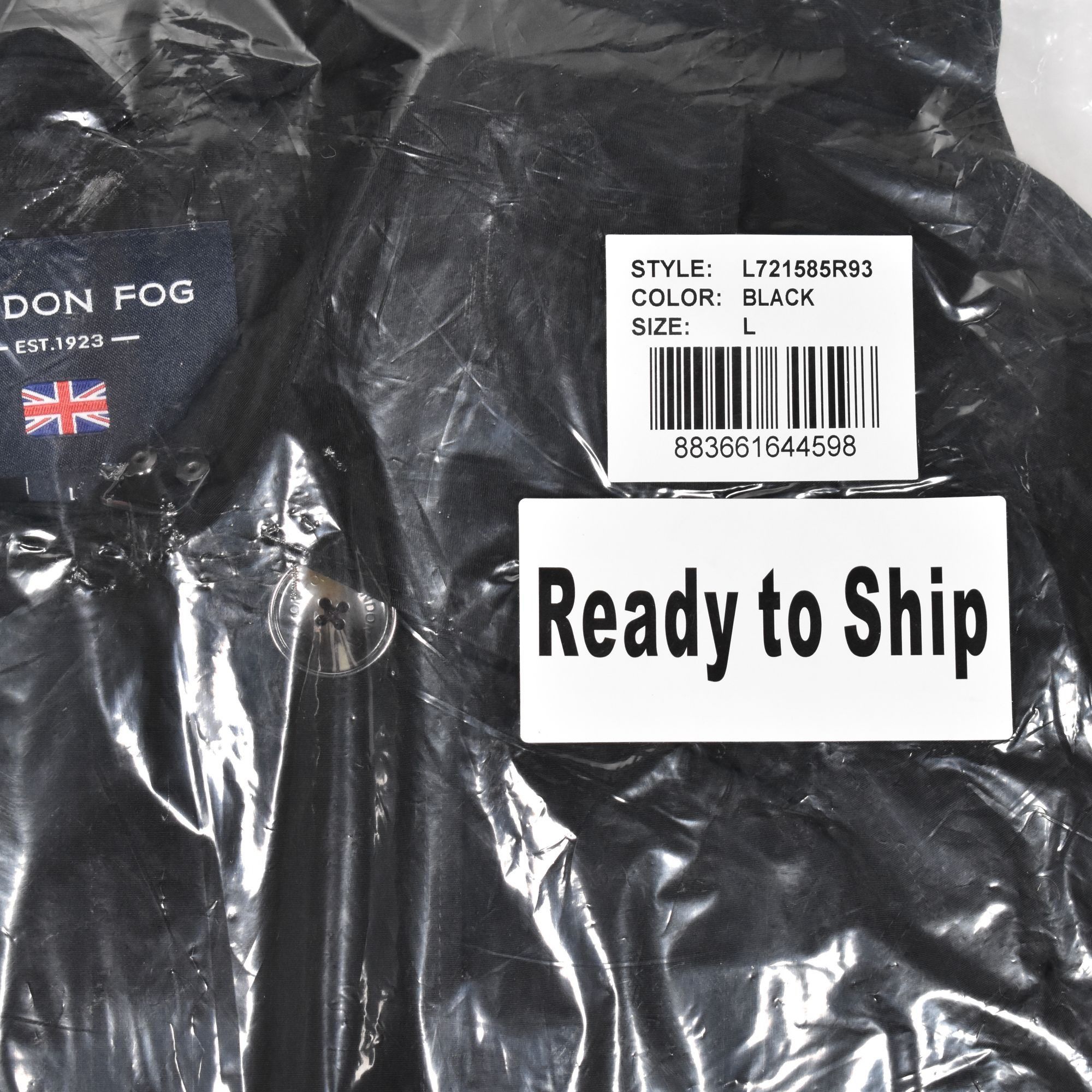 London Fog London Fog Women's Double Breasted Trench Coat w/ Belt Black Size L / US 10 / IT 46 - 10 Thumbnail