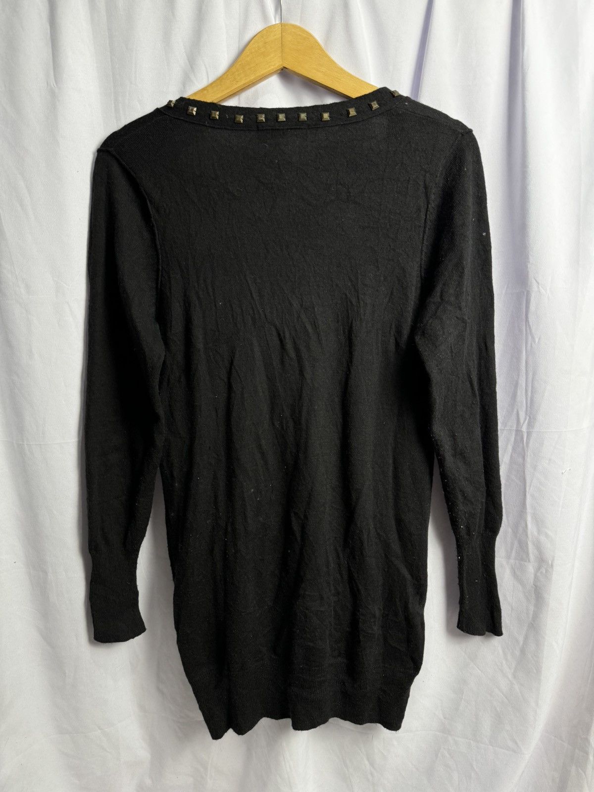 If Six Was Nine × Japanese Brand × Le Grande Bleu (L.G.B.) DISTRESSED STUDDED CARDIGAN JEANASIS JAPAN Size US M / EU 48-50 / 2 - 4 Thumbnail