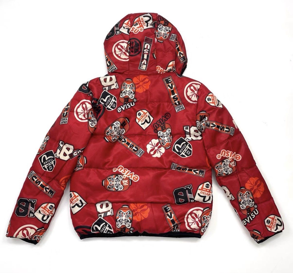 Evisu EVISU Daruma Embroidery Print Reversible Down Jacket K12 Size US M / EU 48-50 / 2 - 3 Thumbnail