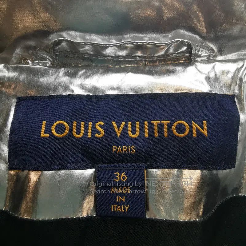Louis Vuitton Louis Vuitton Silver Hooded Down Jacket. Size US S / EU 44-46 / 1 - 4 Thumbnail
