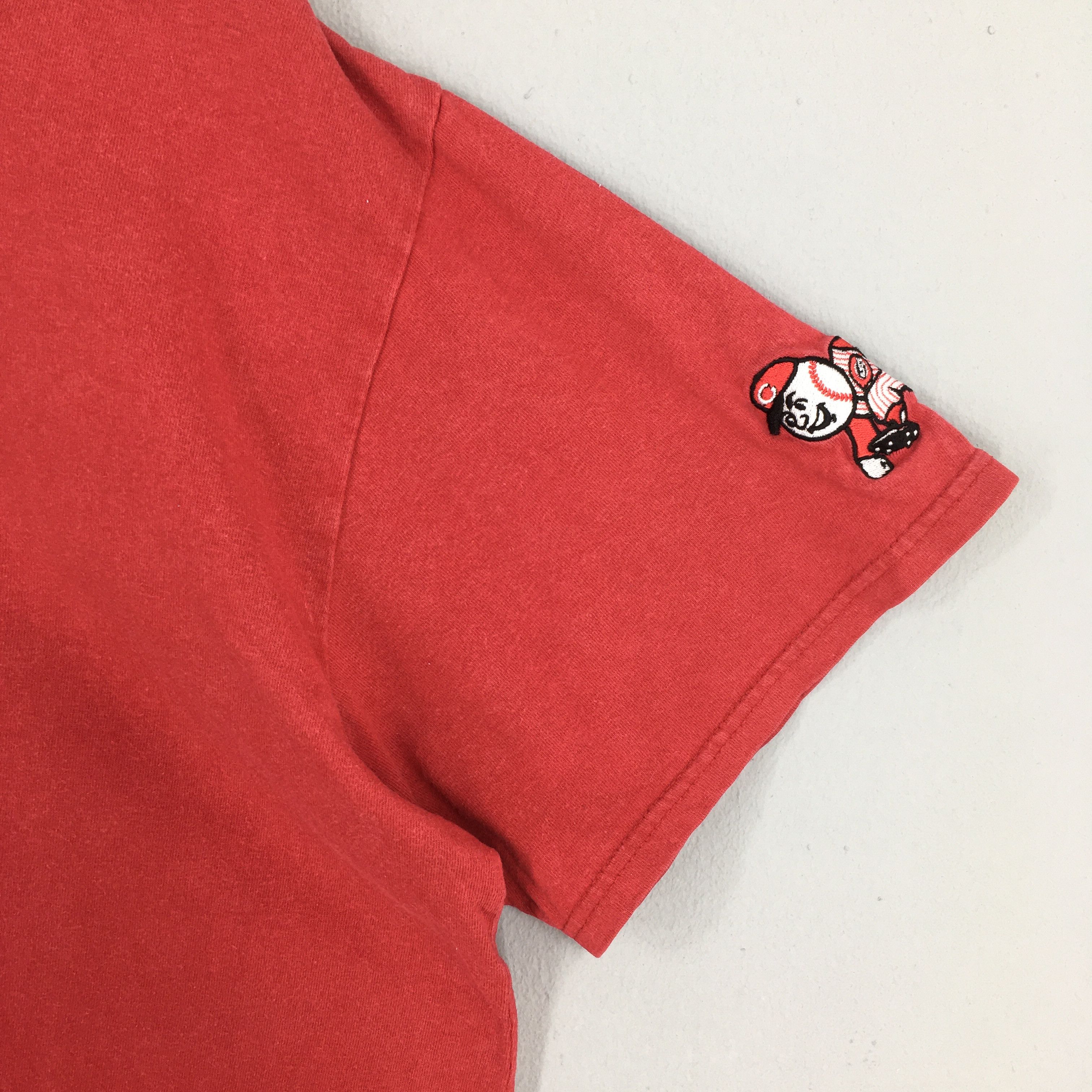 MLB Vintage 90's Cincinnati Reds Baseball MLB Tshirt Large Size US L / EU 52-54 / 3 - 4 Thumbnail
