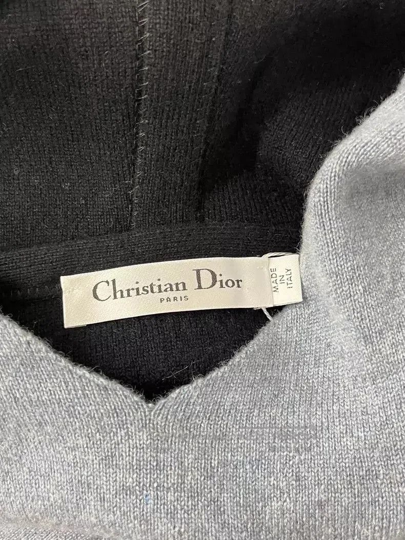 Dior Dior Light Blue Hooded Cashmere Sweater. Size US M / EU 48-50 / 2 - 4 Thumbnail