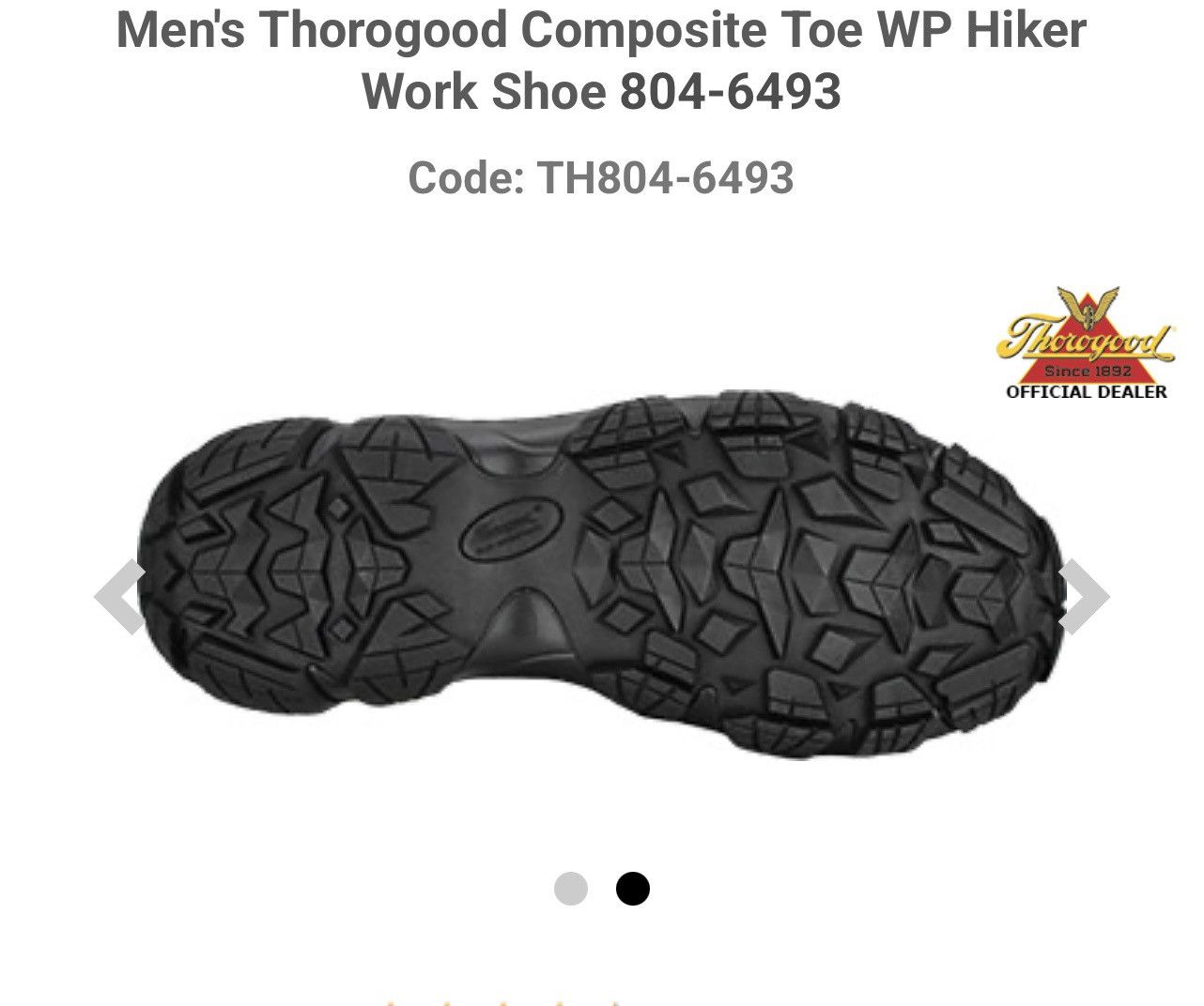 Thorogood Low cut thorogood steel toe boots Size US 15 / EU 48 - 1 Thumbnail