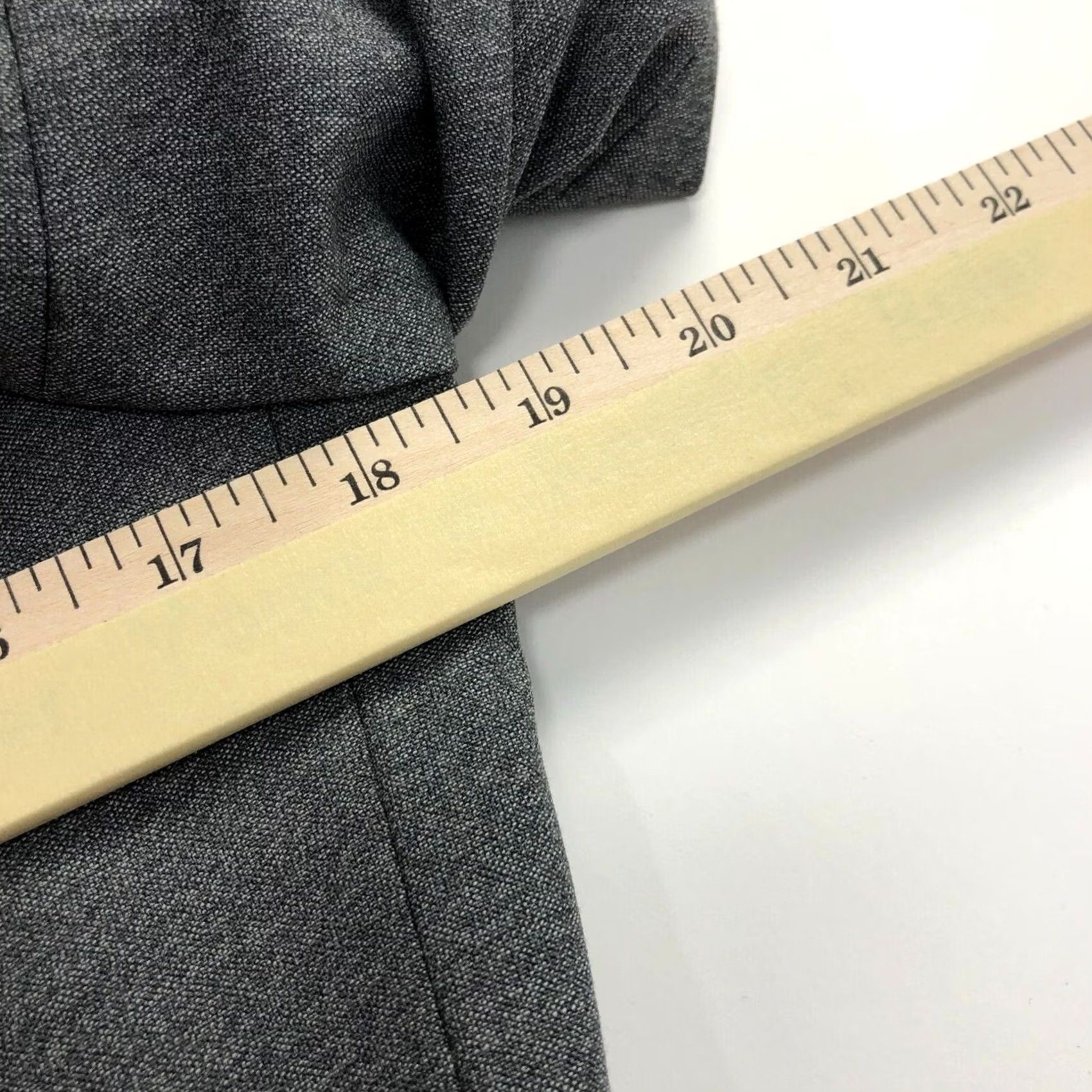 Topman Topman US 38 Men’s Wool Blend Two-Button Blazer Sport Coat Jacket Light Gray Size 38R - 7 Thumbnail