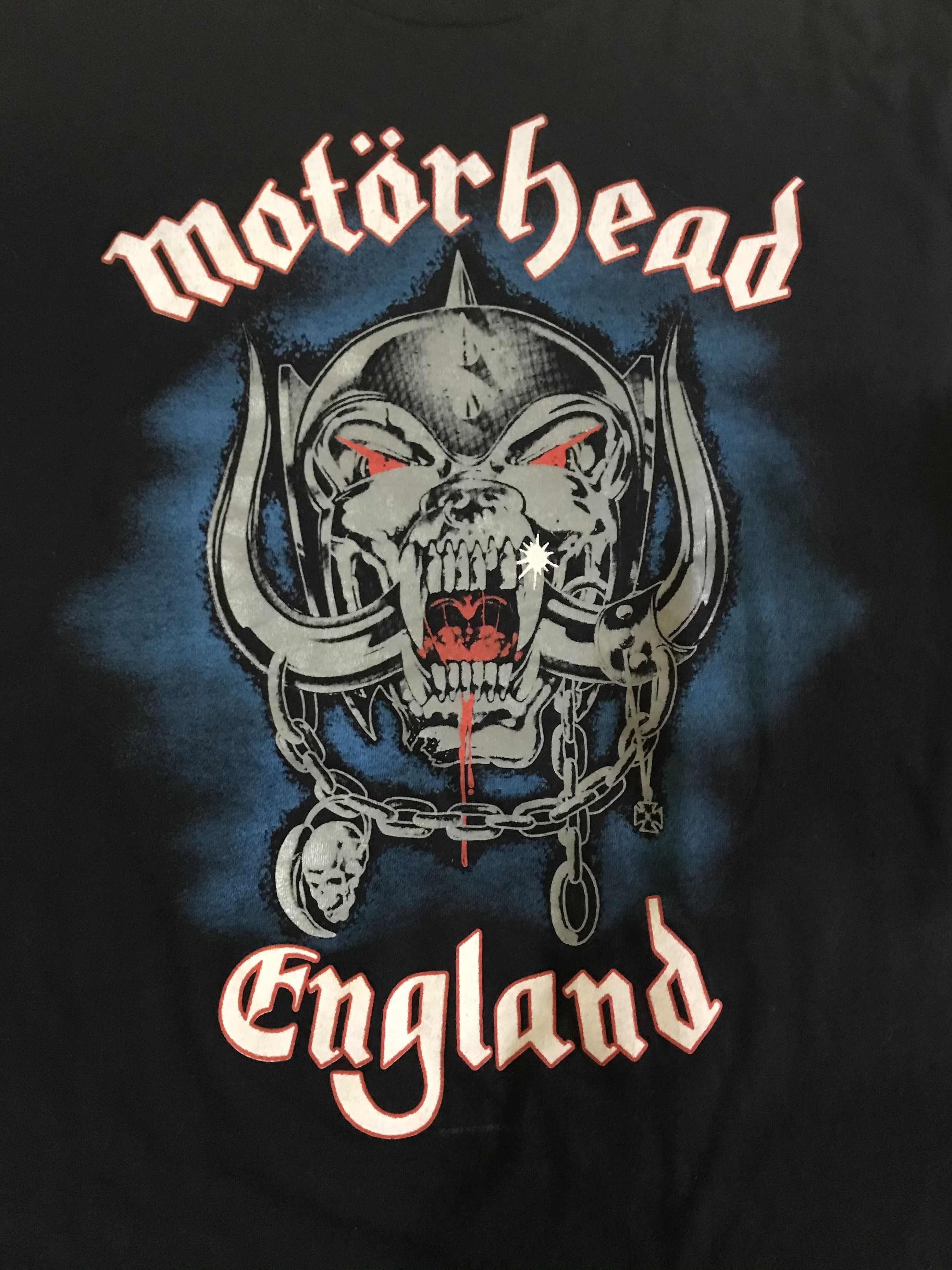 Band Tees × Vintage 💯 TRUE Vintage 80’s Motorhead England band tees Size US M / EU 48-50 / 2 - 2 Thumbnail