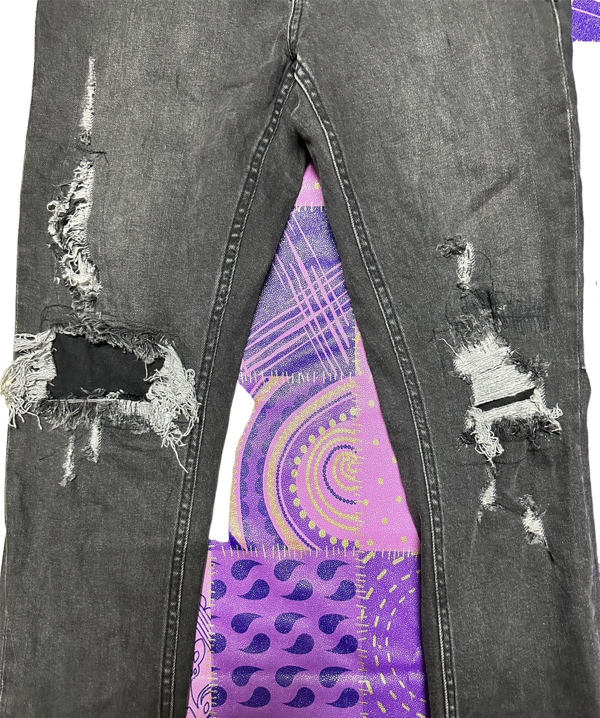 Ksubi Ksubi Van Winkle Angst skinny Trashed Black Jeans Size US 32 / EU 48 - 4 Thumbnail