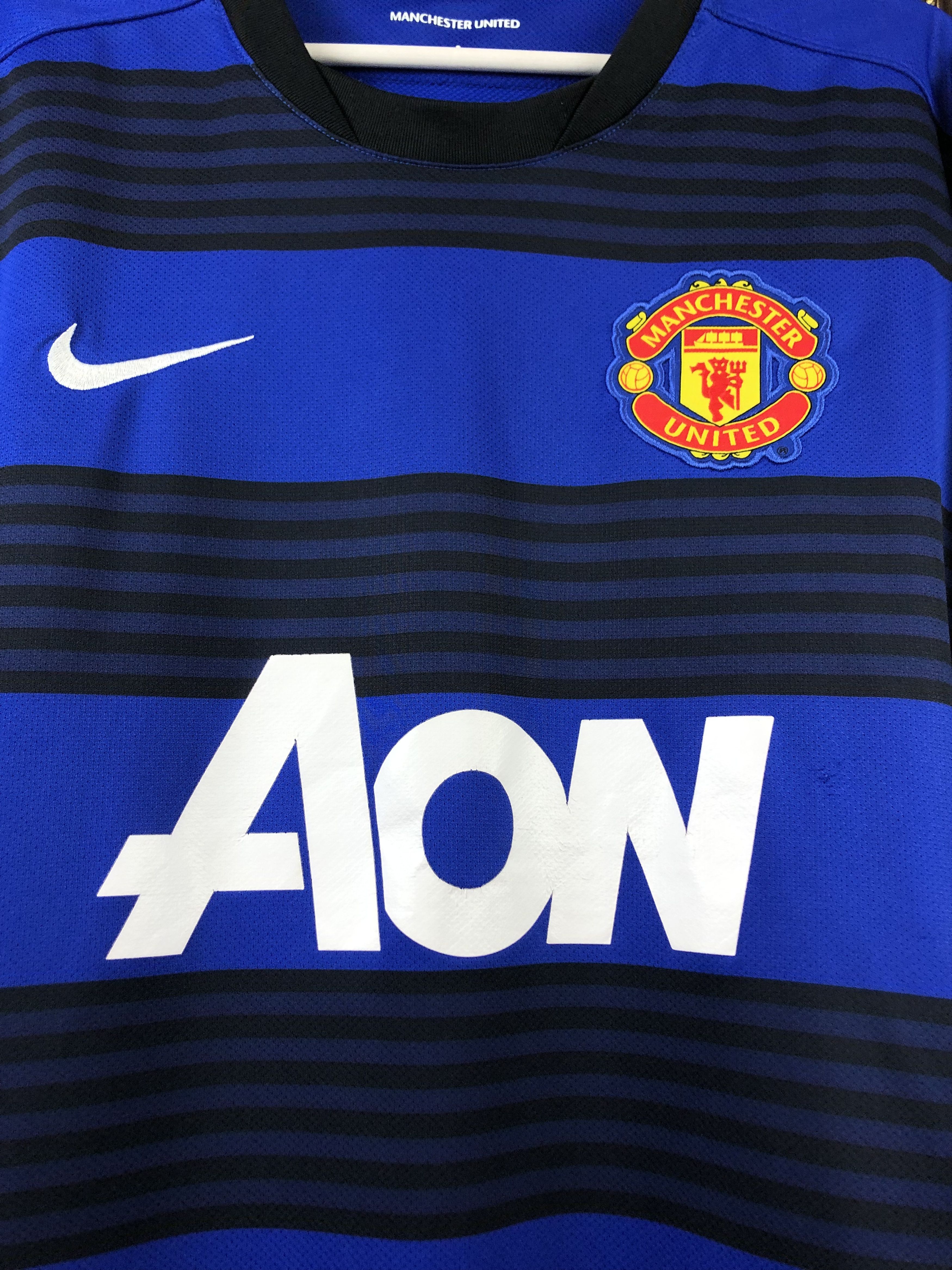 Nike × Vintage Manchester United shirt 2011 Soccer Nike Long Sleeve Jersey Size US L / EU 52-54 / 3 - 5 Thumbnail