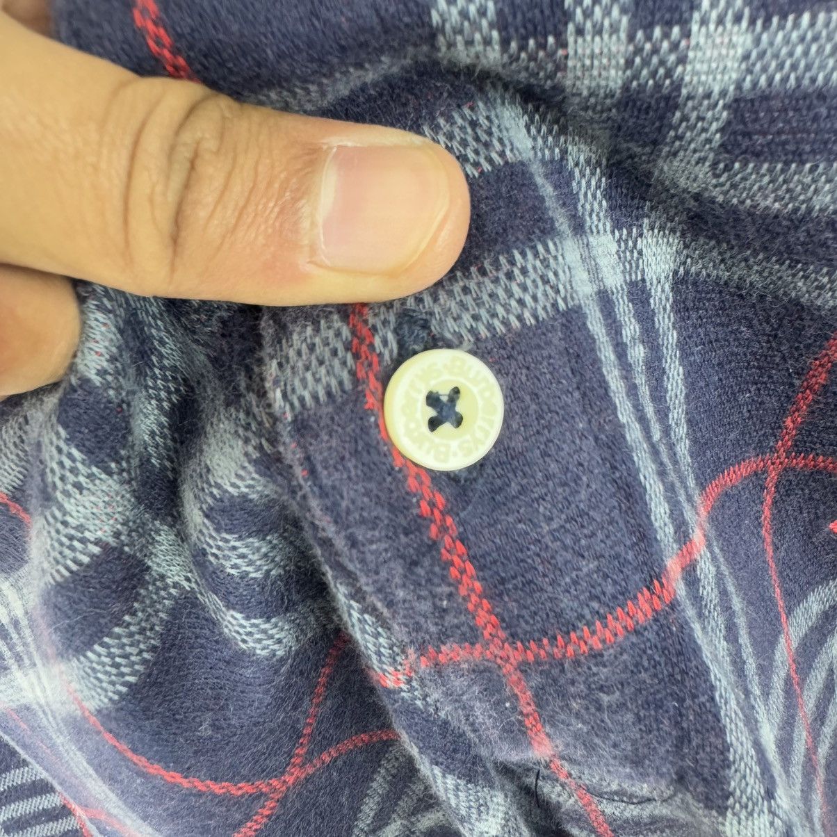 Burberry × Vintage Vintage 90s Burberrys Nova Check Polo Shirts Size US M / EU 48-50 / 2 - 3 Thumbnail