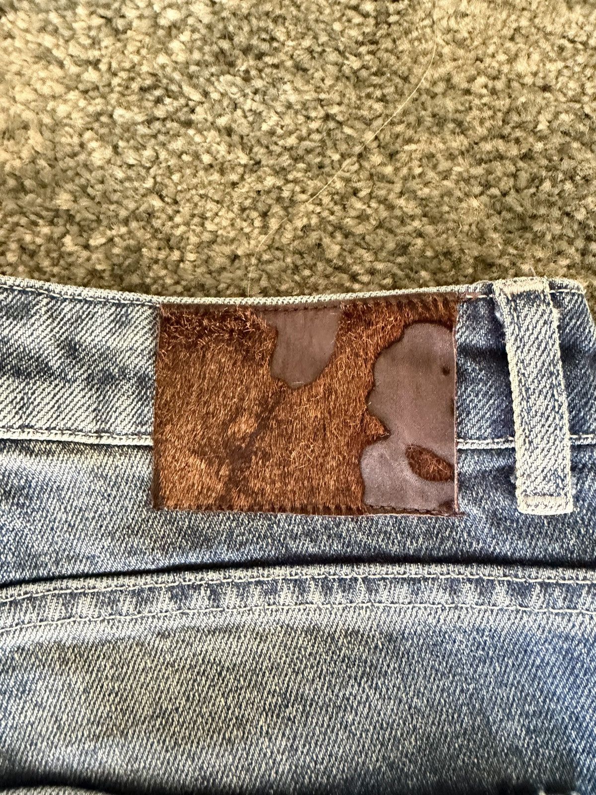 Other Pearled Ivory Denim - PI 1403 Size US 32 / EU 48 - 3 Thumbnail