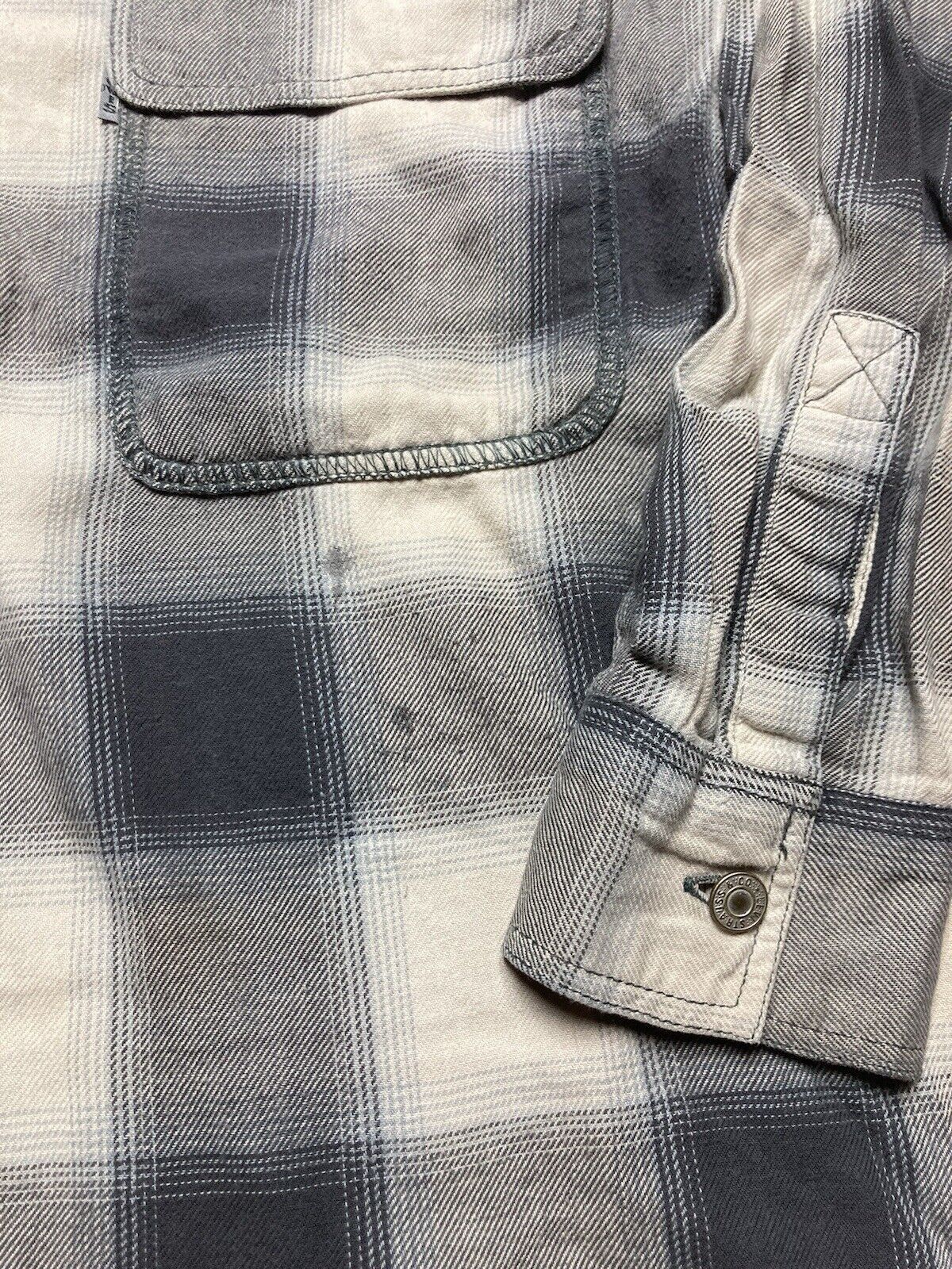 Levi's × Vintage Levis plaid flannel shirt black shadow plaid large 16-18 Size US S / EU 44-46 / 1 - 3 Thumbnail