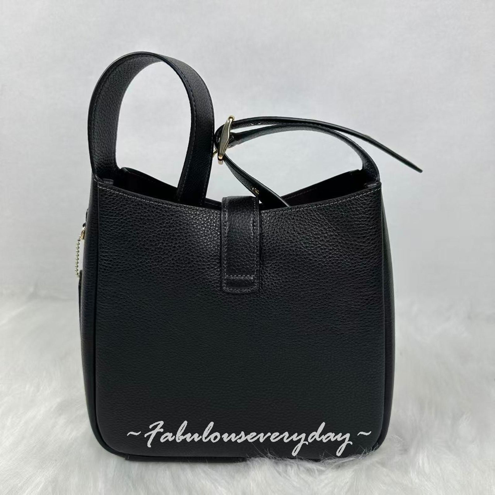 Coach Coach Hadley Convertible Crossbody Bag In Leather/Gold/Black Size ONE SIZE - 3 Thumbnail