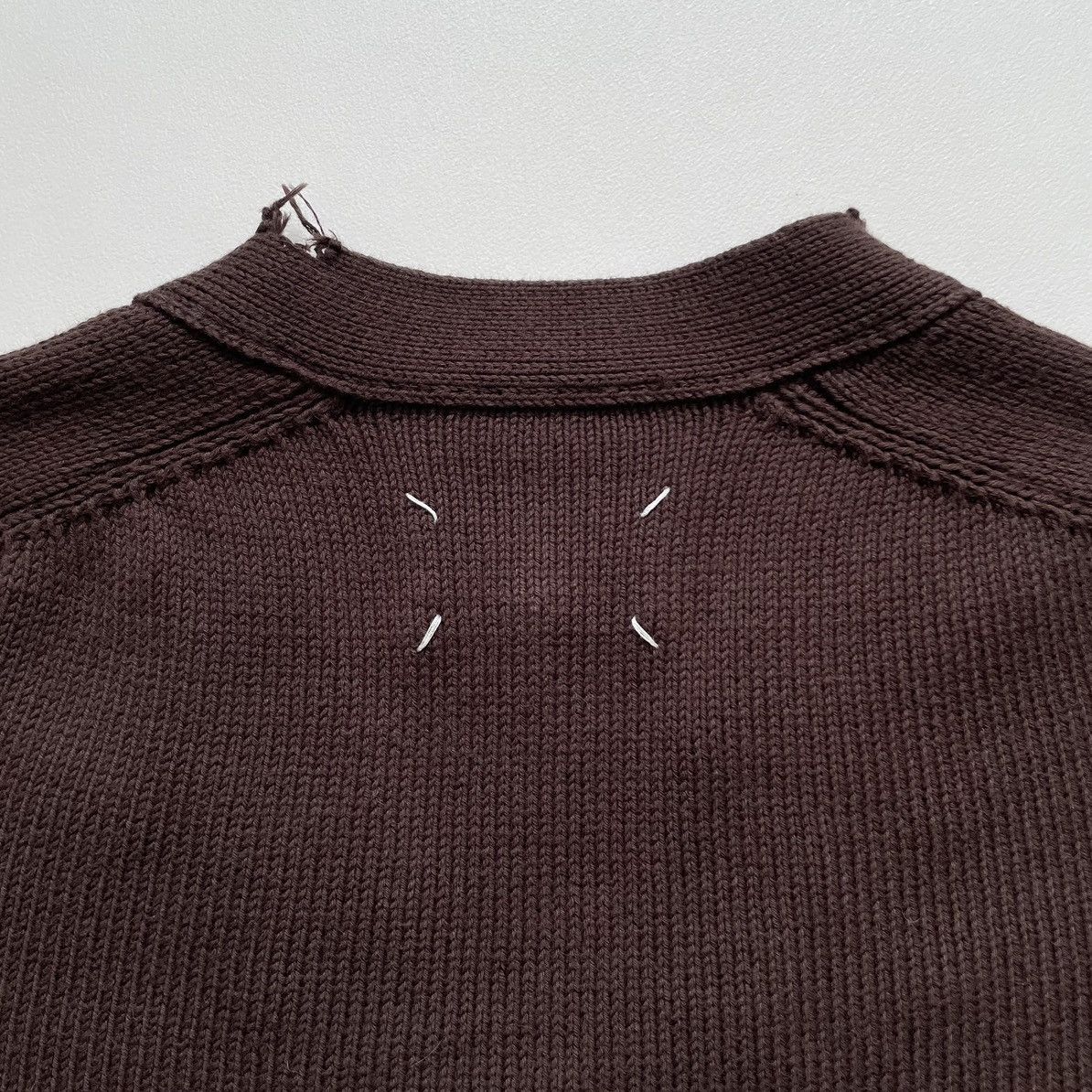 Maison Margiela S/S 22 Destroyed Knit Cotton Cardigan Size S / US 4 / IT 40 - 18 Thumbnail