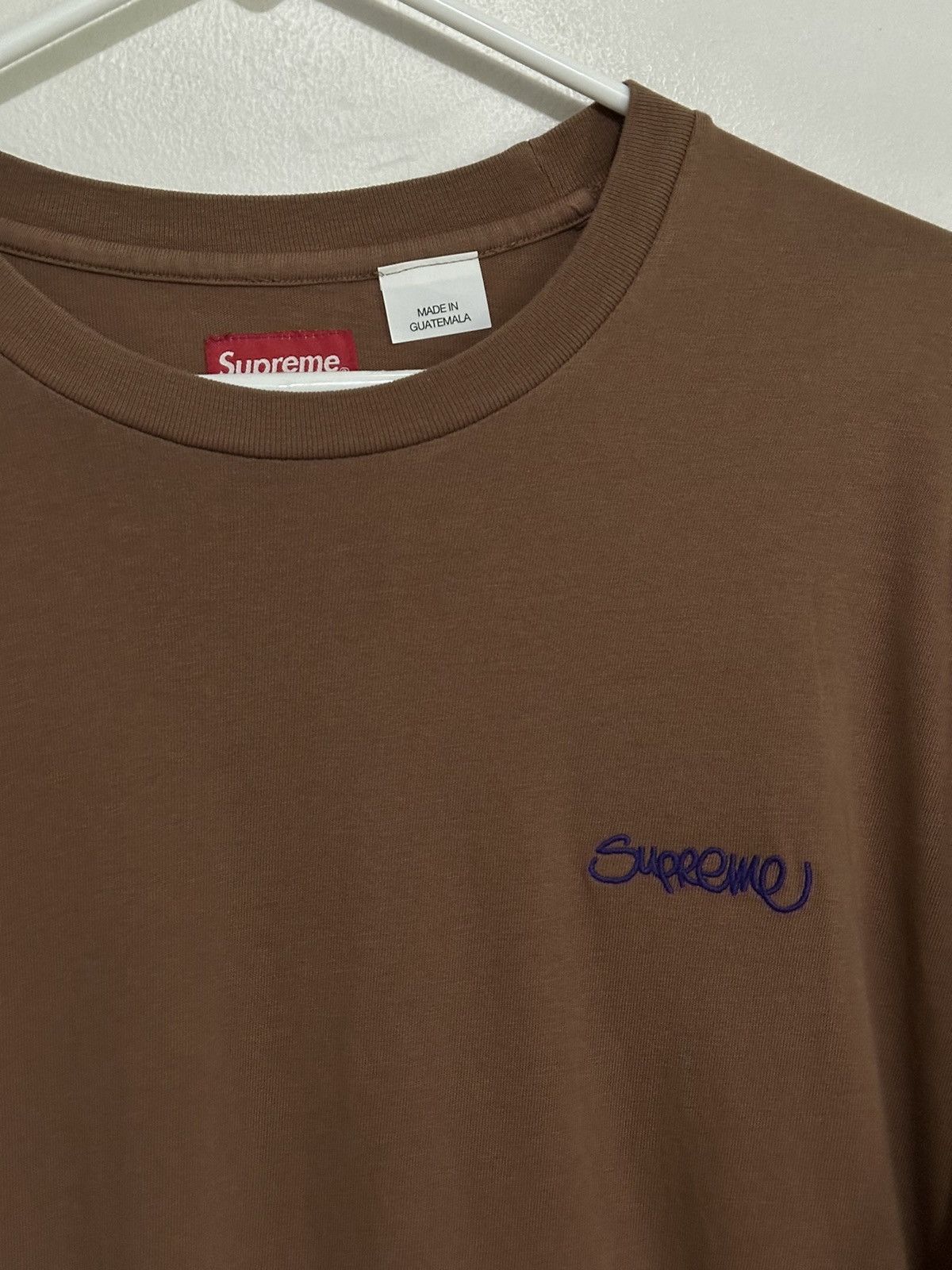 Supreme Supreme Washed Handstyle S/S Top Tee Size US M / EU 48-50 / 2 - 2 Thumbnail
