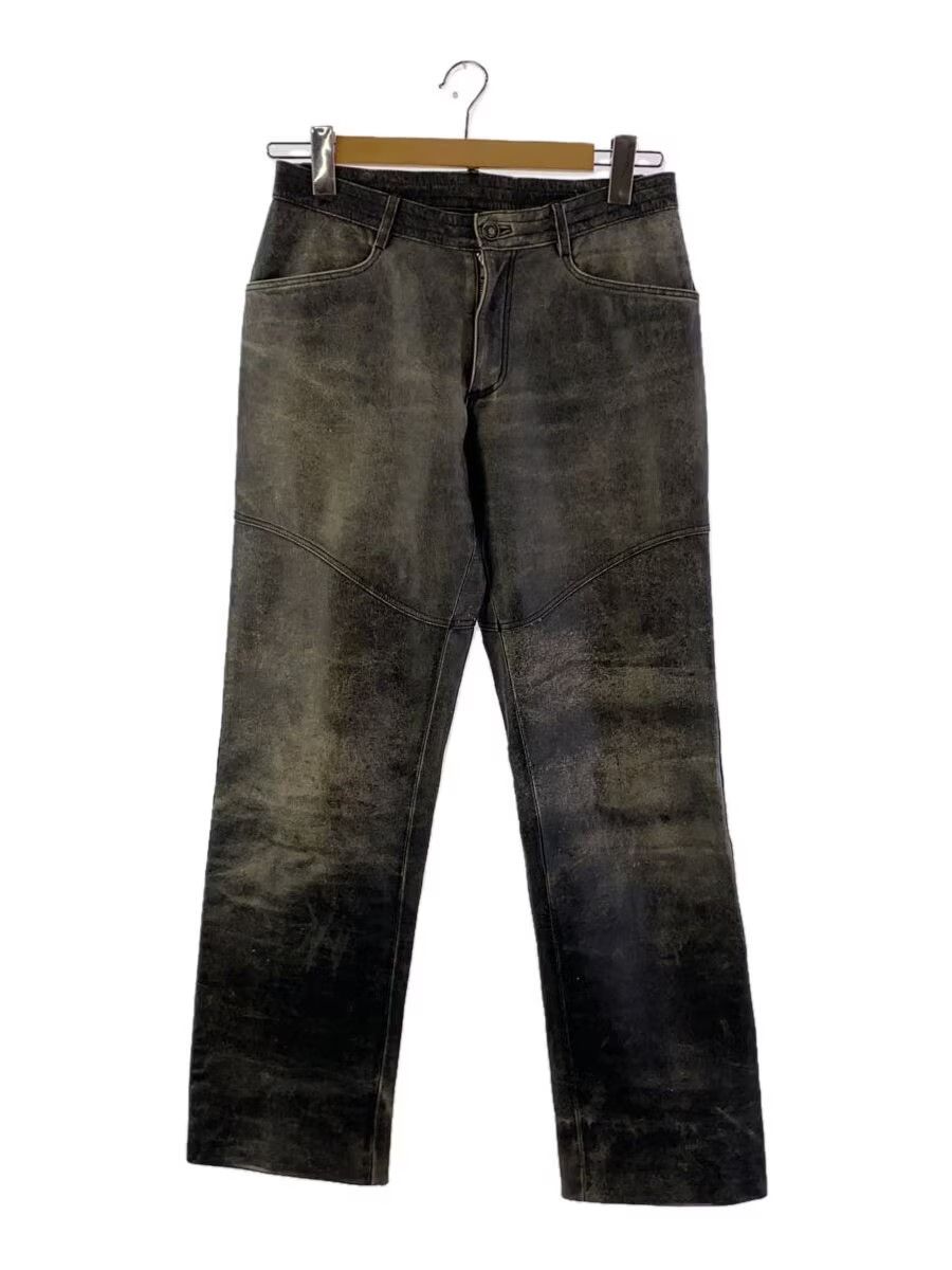 Jean Paul Gaultier Archive Panelled Cowhide Leather Pants Size US 28 / EU 44 - 1 Thumbnail