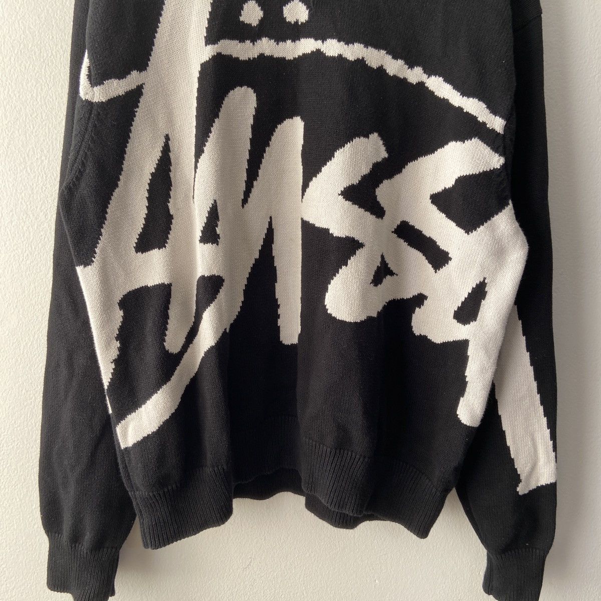 Stussy Rare! STUSSY STOCK KNIT SWEATER - BLACK Size US L / EU 52-54 / 3 - 3 Thumbnail