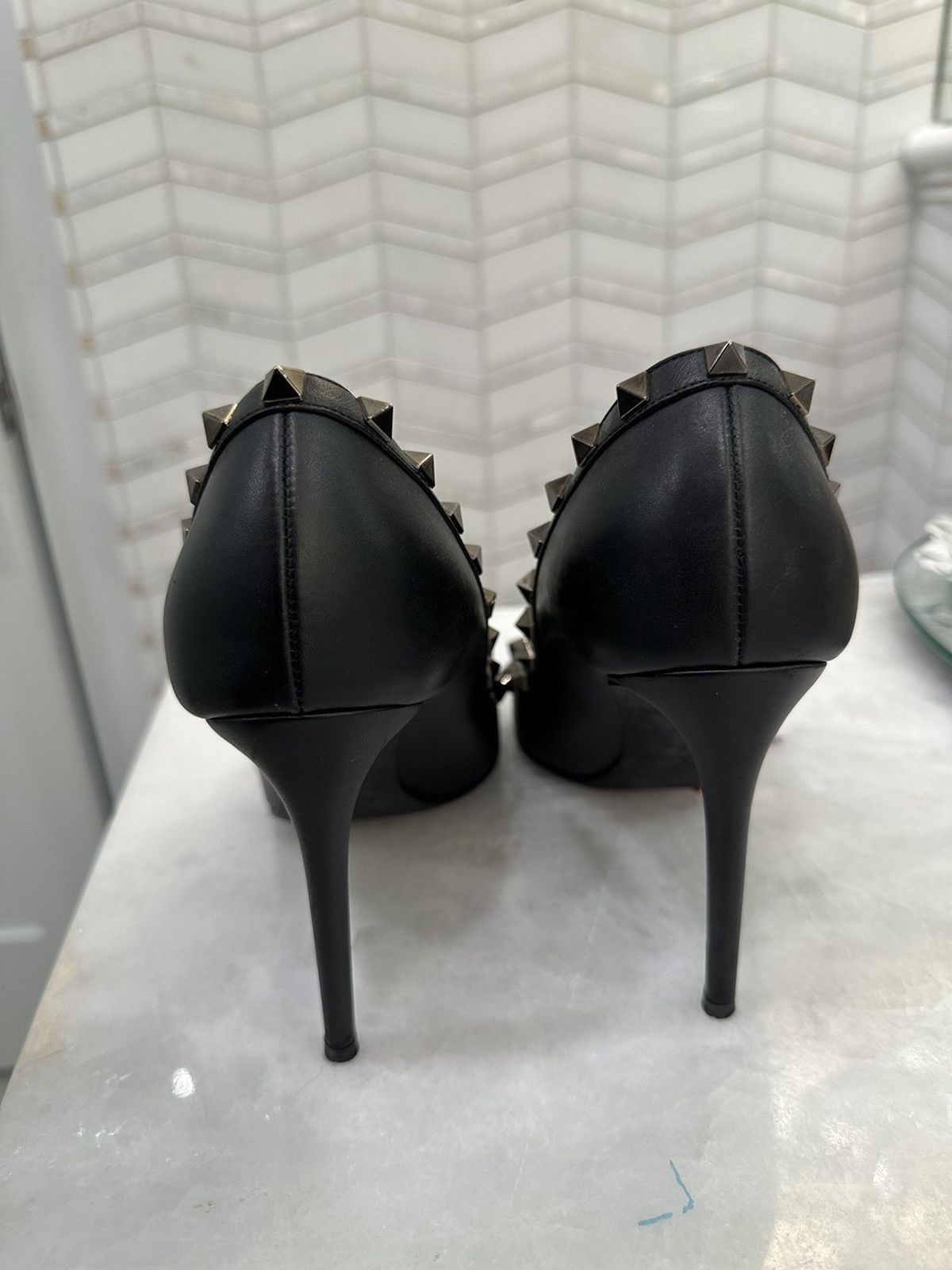 Valentino Valentino Garavani Leather Heels Size US 8 / IT 38 - 3 Thumbnail