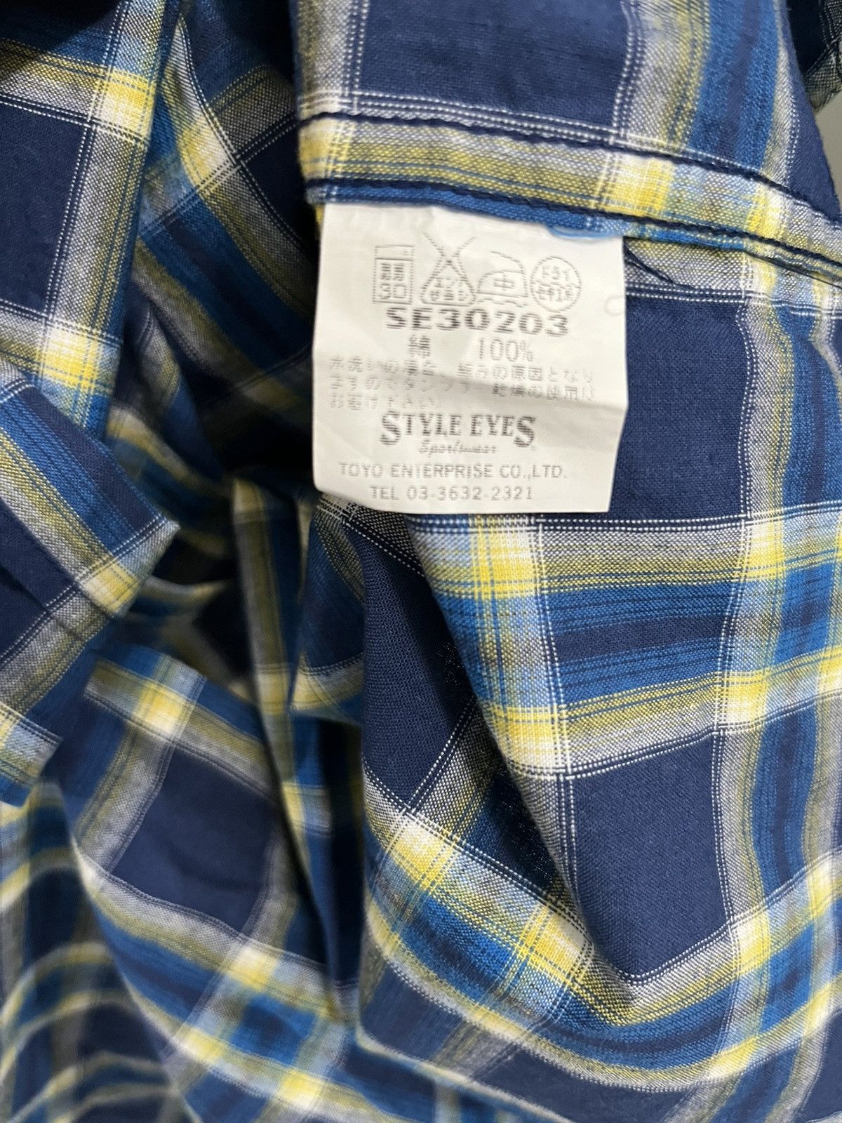 Toyo Enterprises Toyo Enterprise Style Eyes Short Sleeve Open Collar Shirt Size US M / EU 48-50 / 2 - 3 Thumbnail