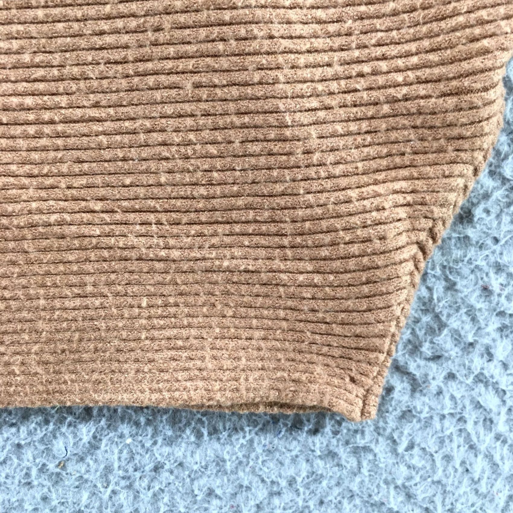 Vintage Philosophy Shirt Womens S Brown Mock Neck Long Sleeve Pullover Knitted Poncho Sweater Top Casual Workwear Size S / US 4 / IT 40 - 7 Thumbnail
