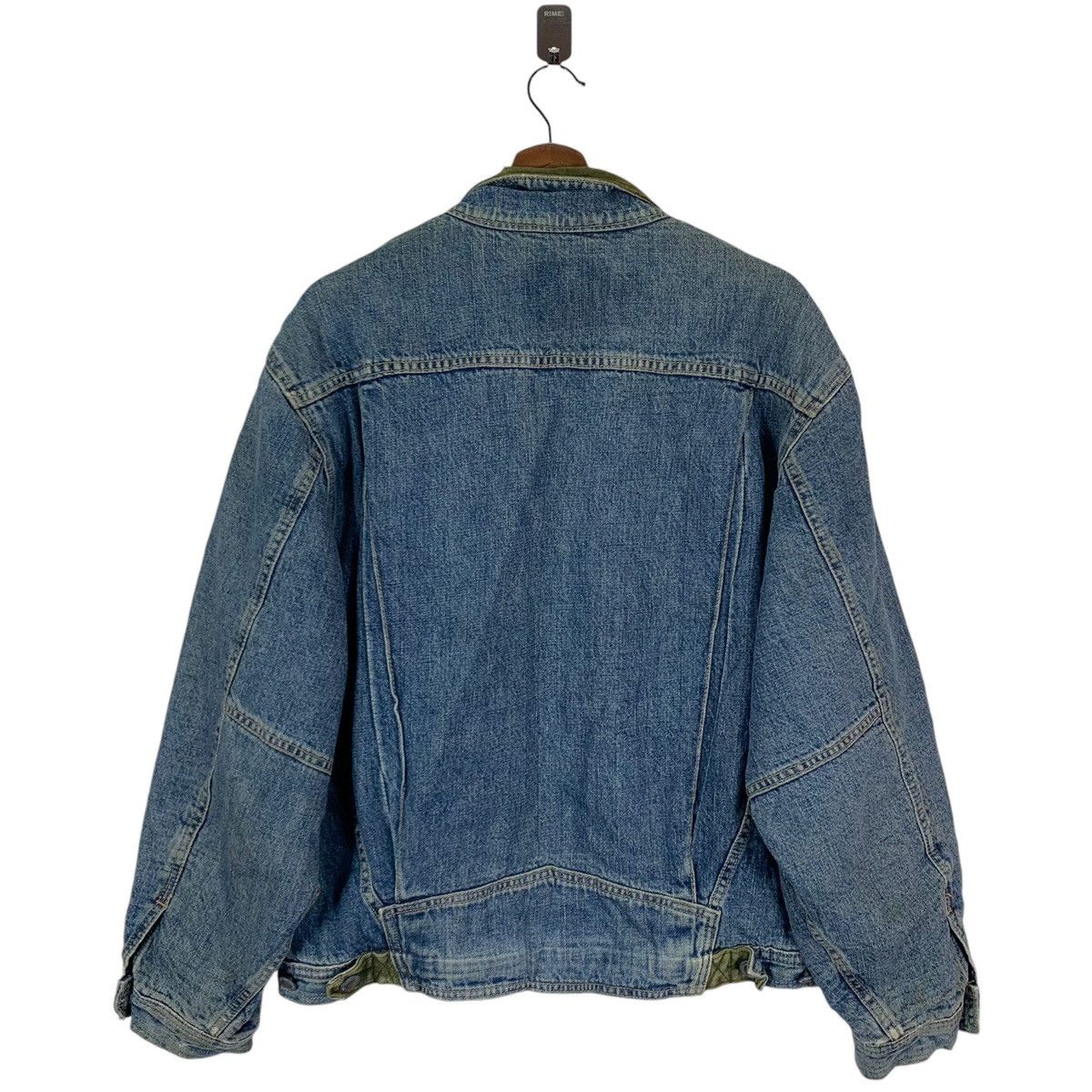 Edwin VINTAGE EDWIN DISTRESSED DENIM TRUCKERS JACKET Size US L / EU 52-54 / 3 - 7 Thumbnail