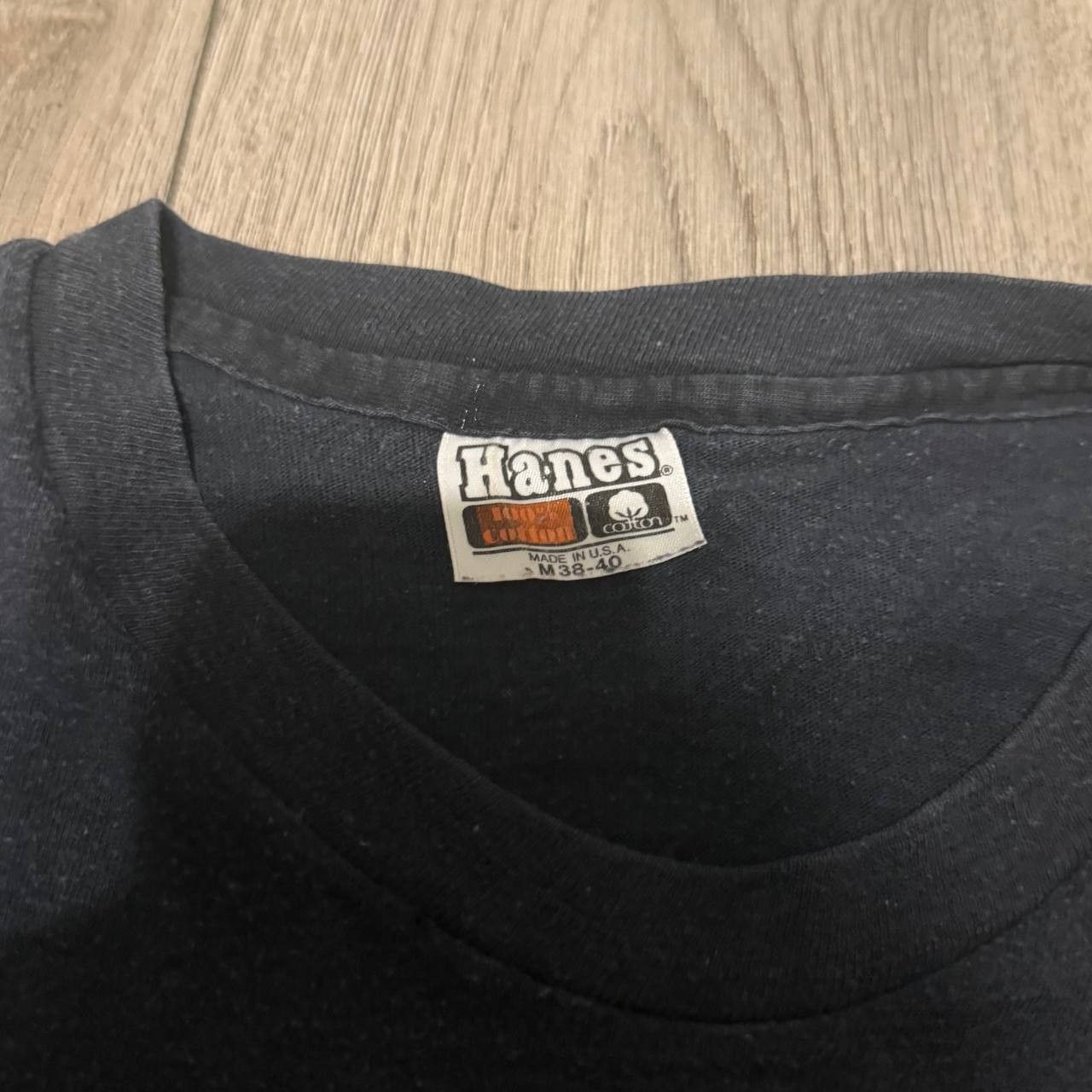 Hanes Vintage 1982 Bruce Springsteen World Tour Black T-shirt M Size US M / EU 48-50 / 2 - 4 Thumbnail