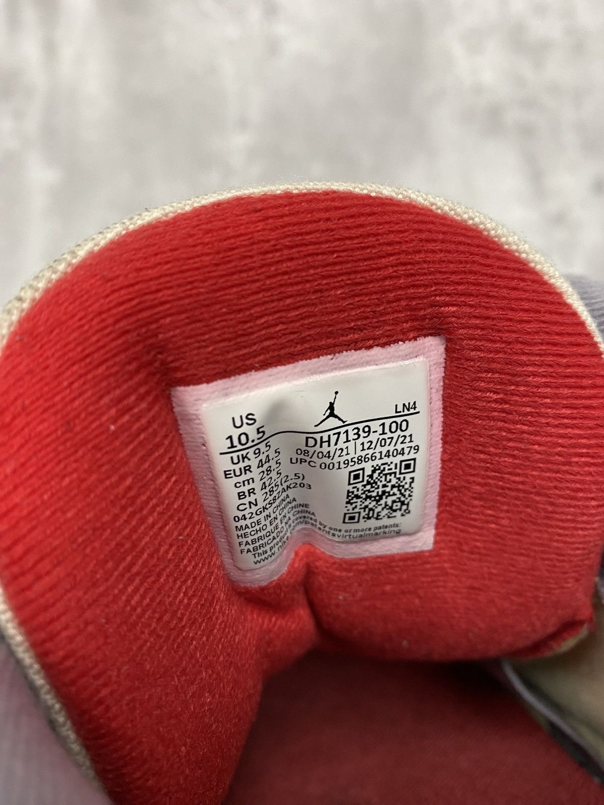 Jordan Brand Size 10.5M - Jordan 3 Retro “Muslin” Size US 10.5 / EU 43-44 - 5 Thumbnail