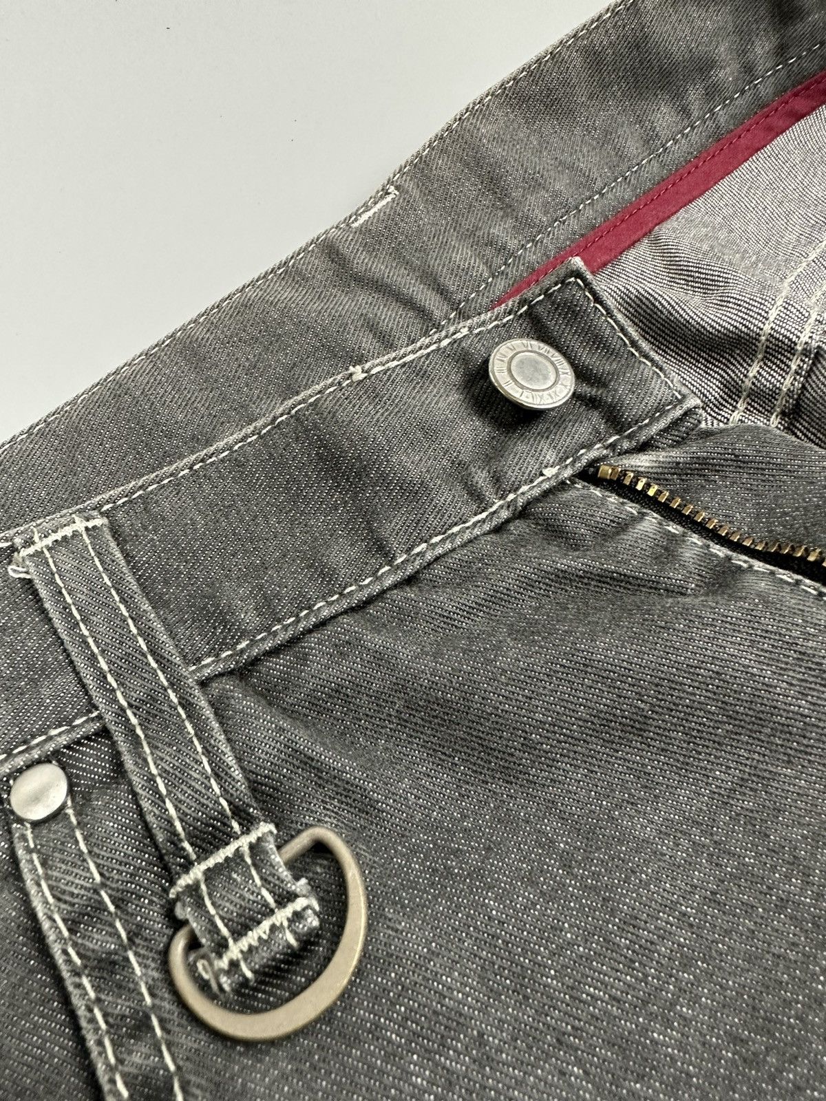 If Six Was Nine × Le Grande Bleu (L.G.B.) Japanese Unbrand Curve Leg Zipper Jeans Size US 33 - 8 Thumbnail