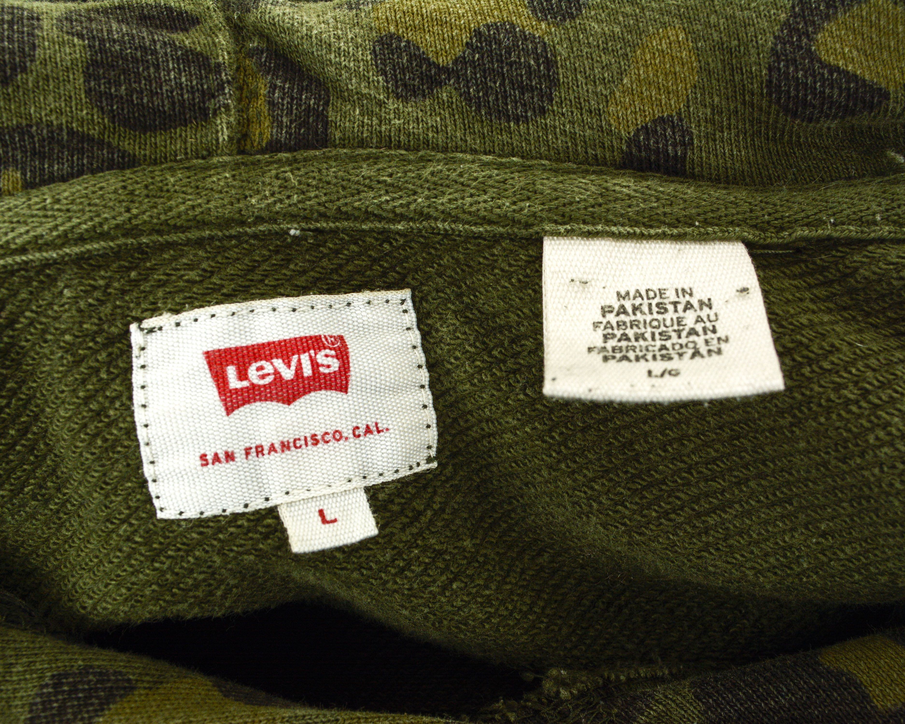 Levi's STRAUSS Womens L Animal Pullover Hoodie Jumper Sweatshirt Size L / US 10 / IT 46 - 4 Thumbnail