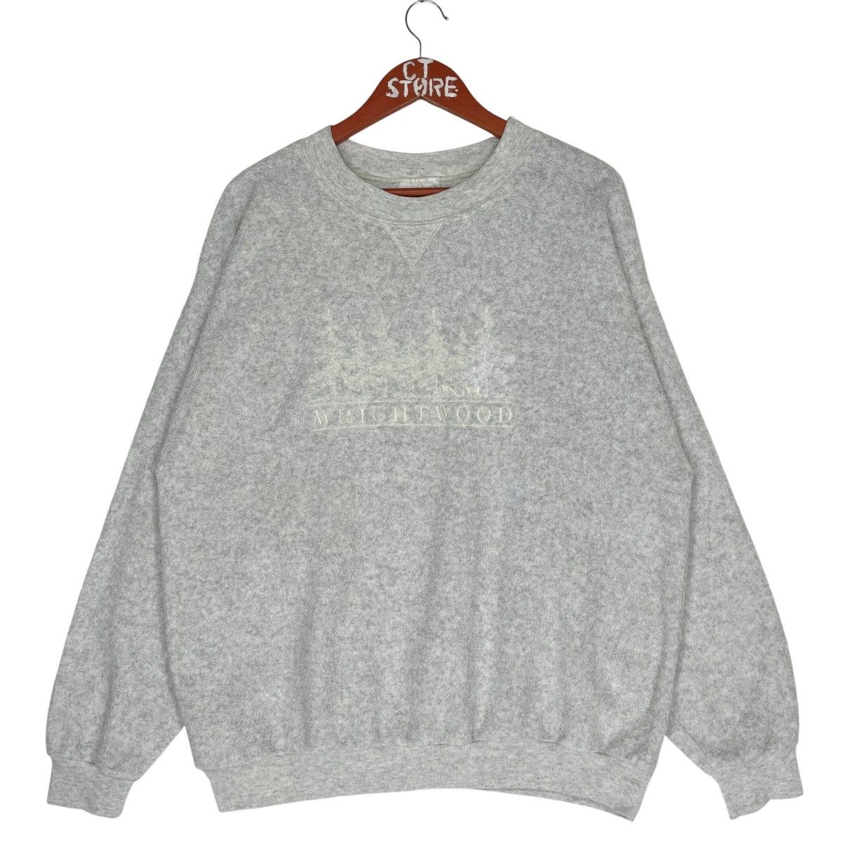 Vintage Wrightwood Crewneck Sweatshirt Embroidered Size US L / EU 52-54 / 3 - 1 Thumbnail