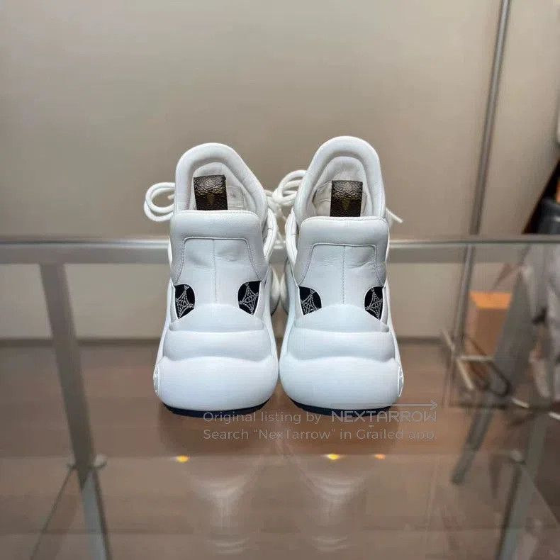 Louis Vuitton Louis Vuitton Archlight 24 White Blue Sneakers . Size US 10 / EU 43 - 5 Thumbnail