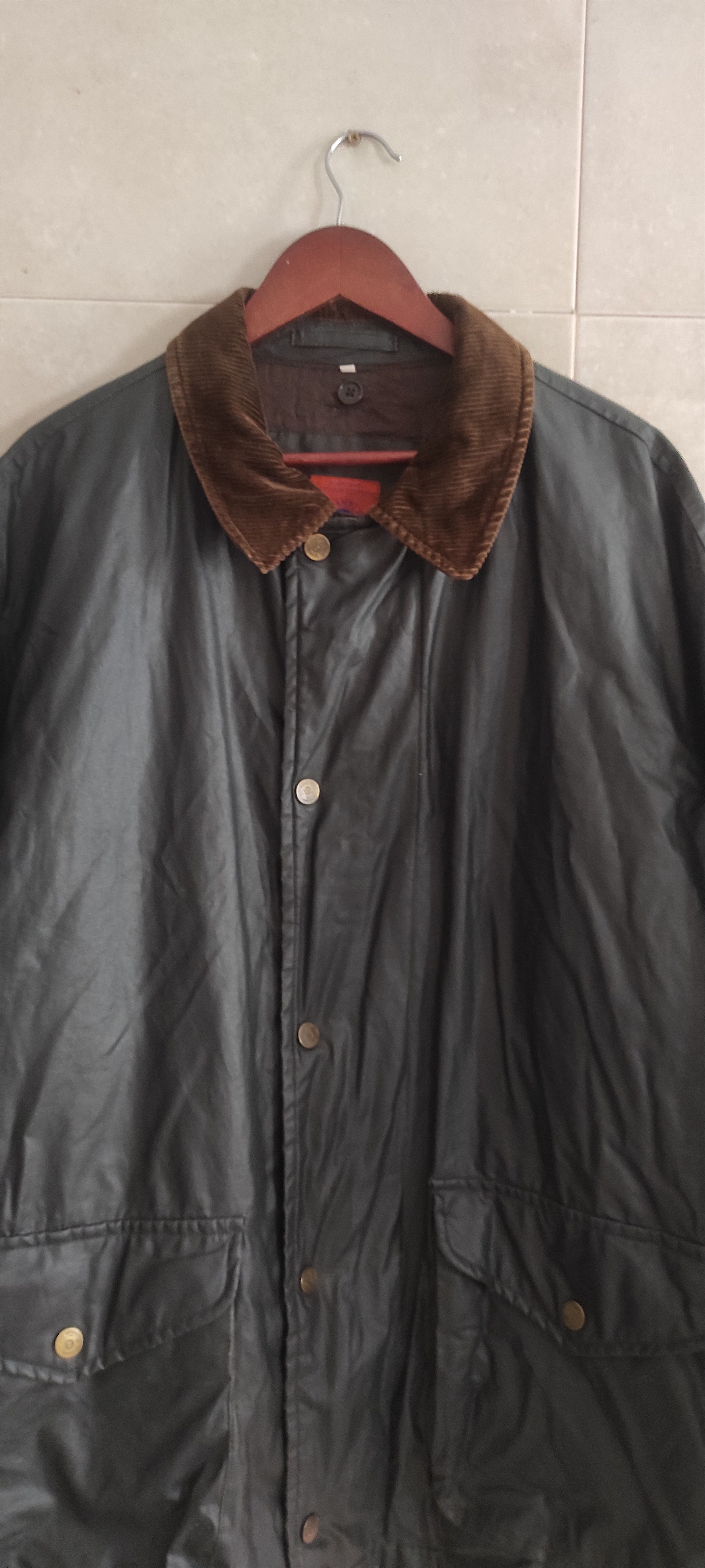 Missoni × Vintage Example by Missoni Padded Corduroy Collar Waxed Jacket Size US XL / EU 56 / 4 - 2 Thumbnail