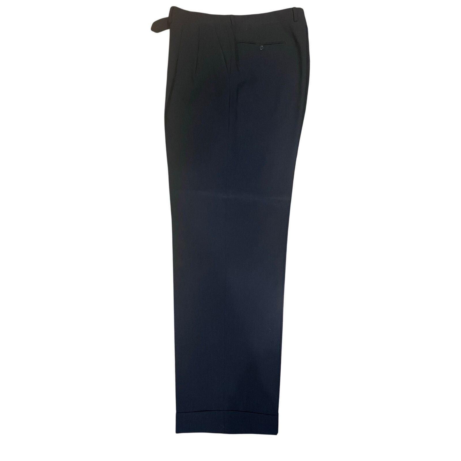 Canali Canali Suit 44R 38x32 Black Wool Italy Designer Mens 2 Piece Size 44R - 7 Thumbnail