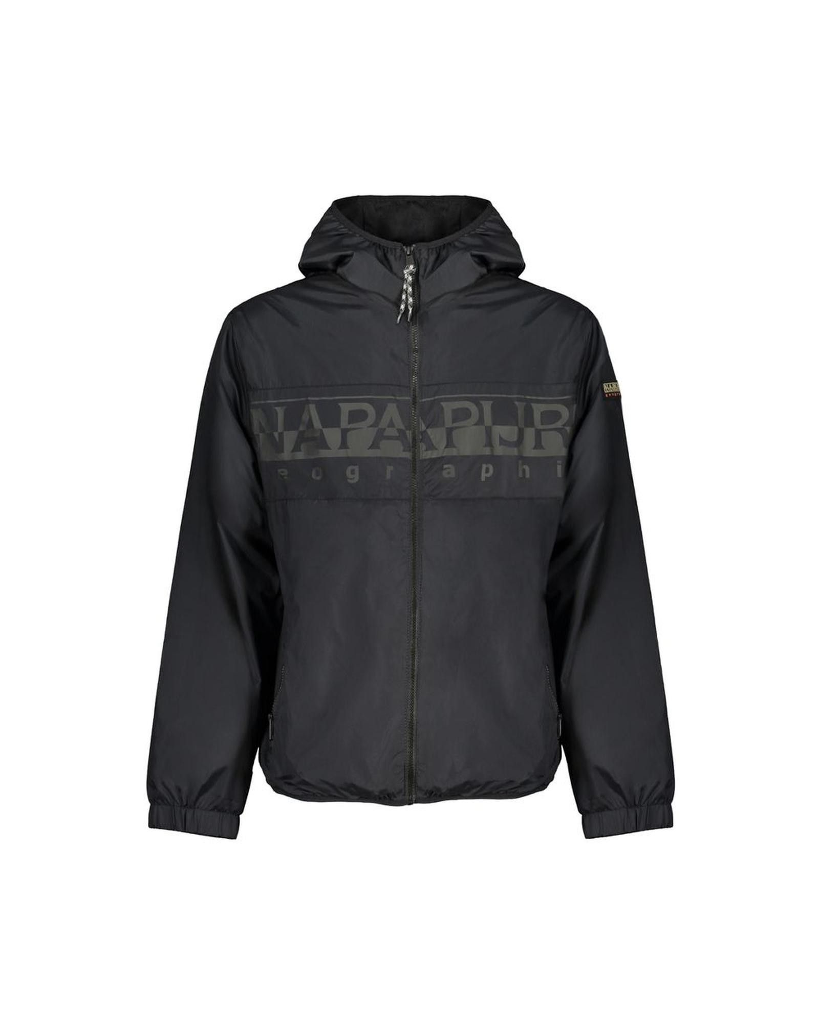 Napapijri Waterproof Sports Jacket with Hood and Logo Detailing | Grailed