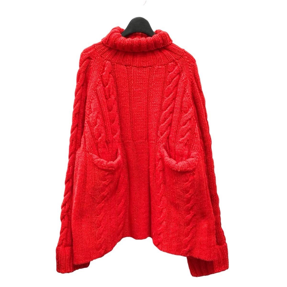 Yohji Yamamoto YOHJI YAMAMOTO Early Cable Knit T-neck Sweater M Size M / US 6-8 / IT 42-44 - 1 Thumbnail
