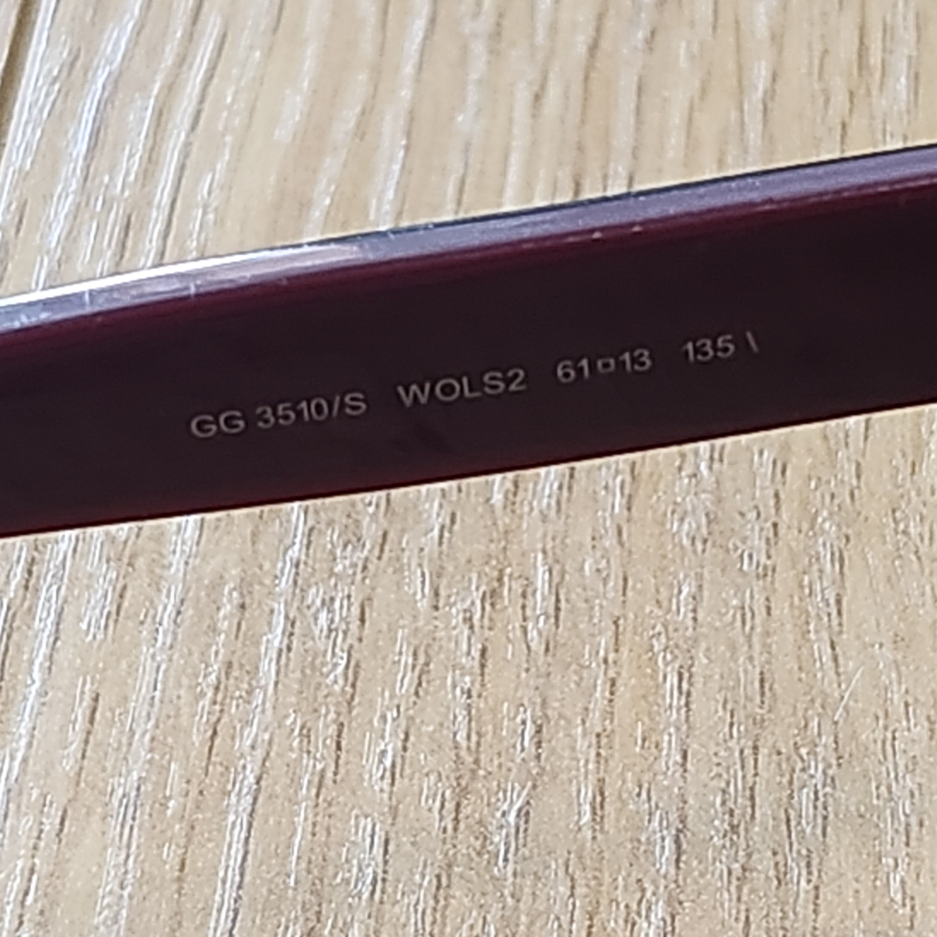 Gucci × Vintage Gucci 3510s purple sunglasses Size ONE SIZE - 5 Thumbnail