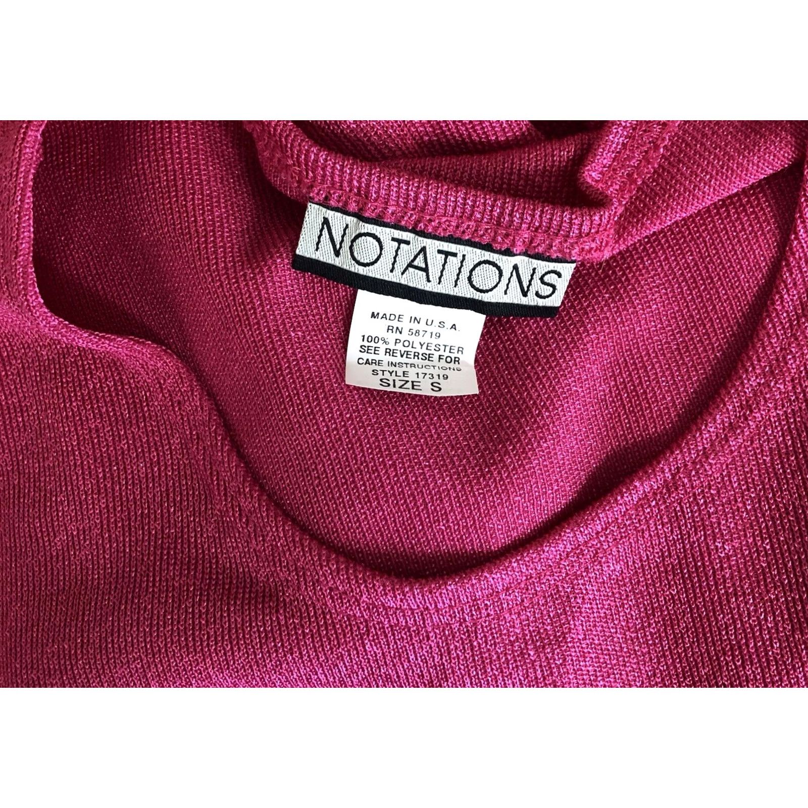 Vintage Notations Tank top Sleeveless Pink Pullover Coastal Capsule Beach Knit Shirt Womens S Size S / US 4 / IT 40 - 4 Thumbnail