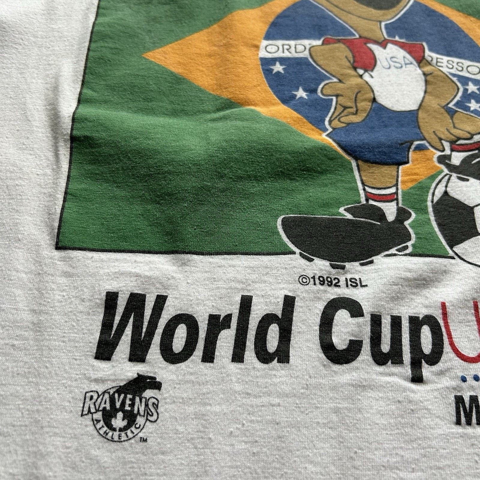 Vintage Vintage World Cup USA 94 T Shirt 90s Brazil Soccer Dog XXL Size US XXL / EU 58 / 5 - 3 Thumbnail