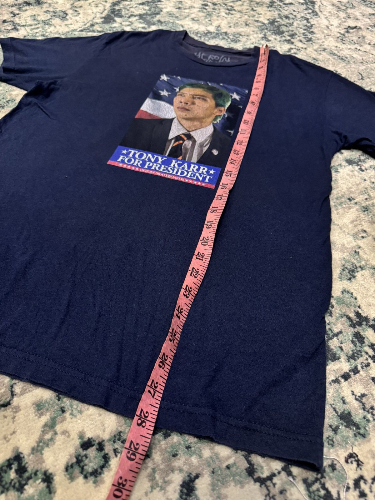 Vintage VTG HEROIN SKATEBOARDS X TONY KARR SKATEBOARD SHIRT Size US M / EU 48-50 / 2 - 3 Thumbnail