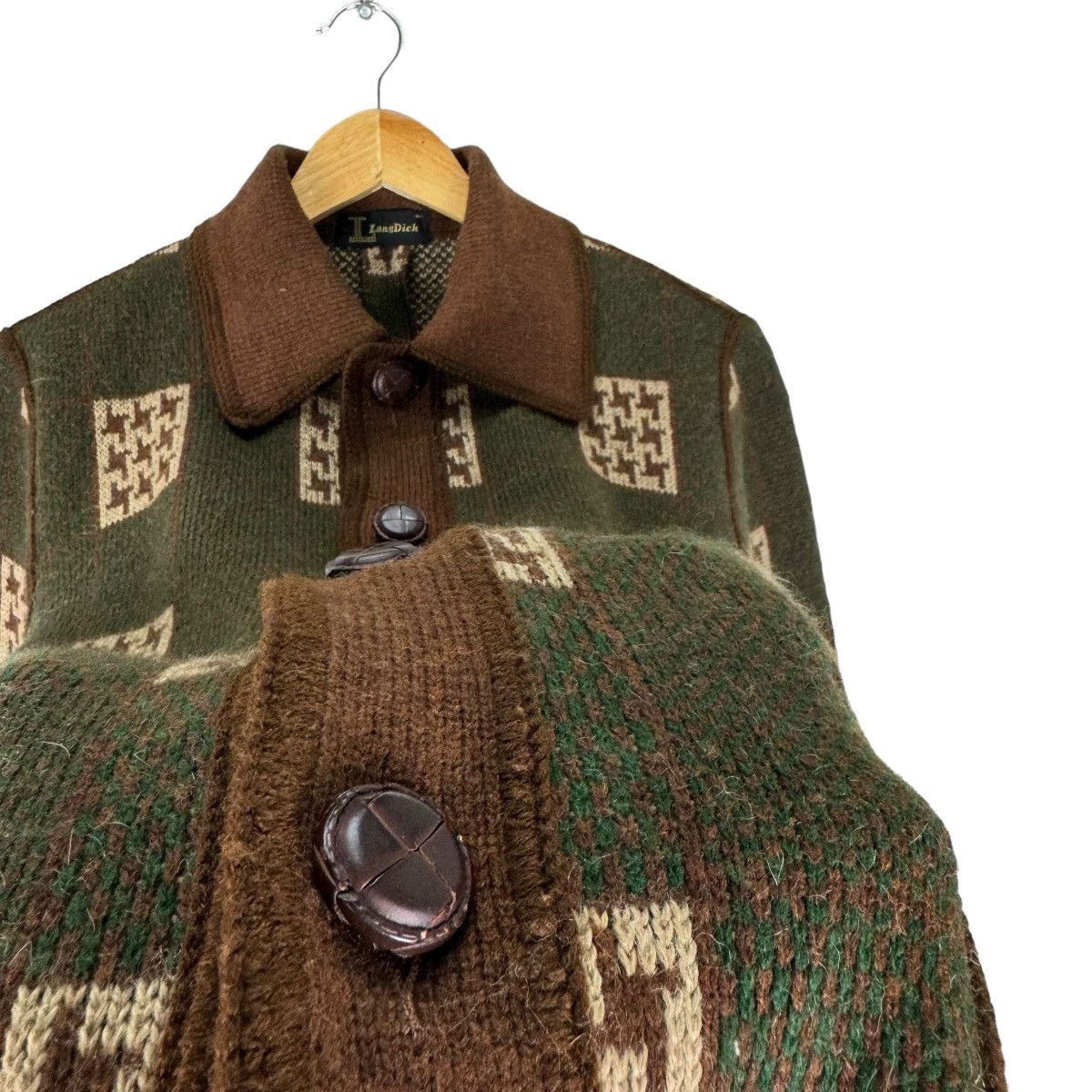 Japanese Brand × Vintage ⚡️70s KOSUGI ART KNITWEAR CARDIGAN SWEATER Size US M / EU 48-50 / 2 - 7 Thumbnail