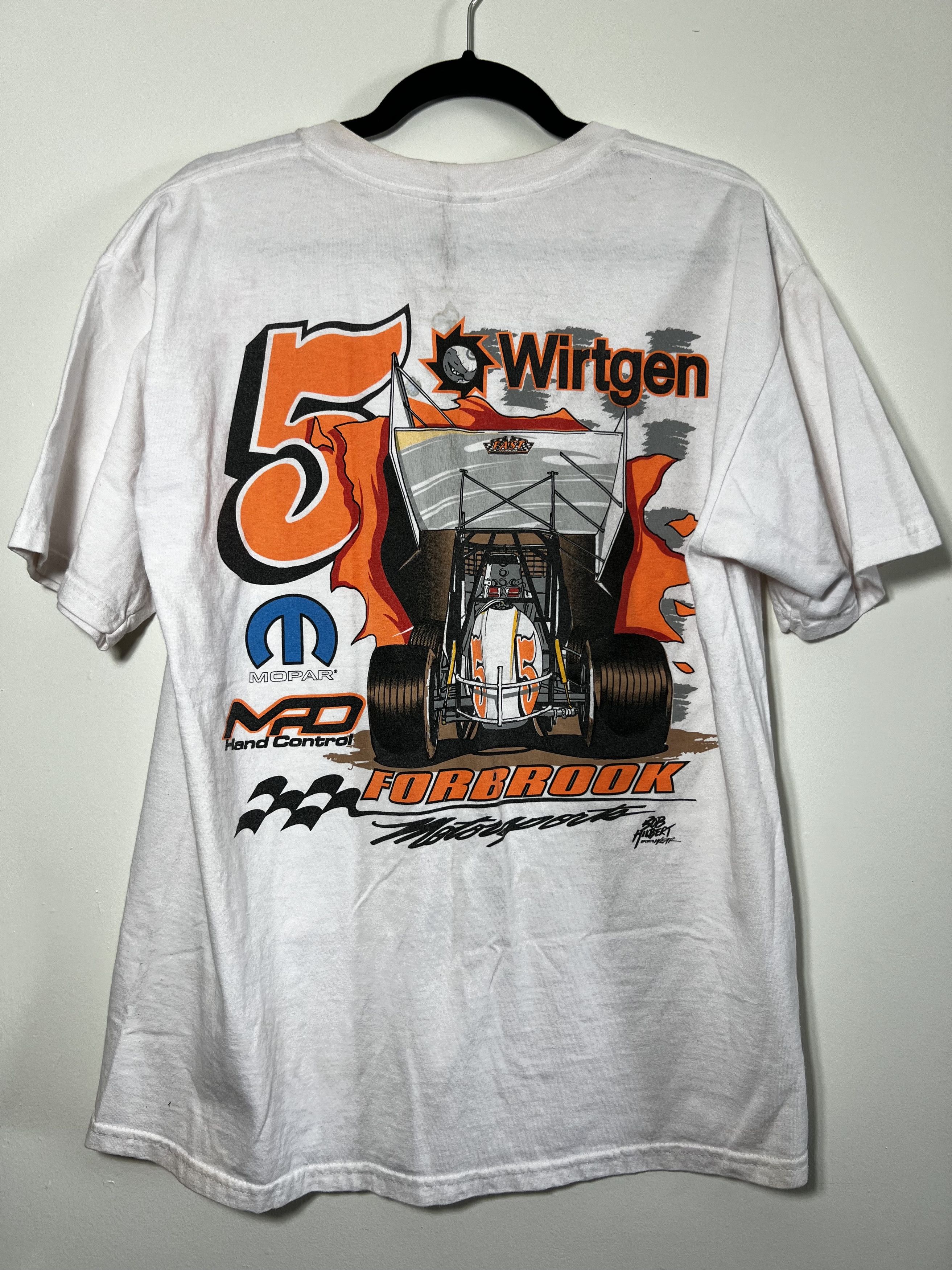 Vintage Vintage Y2K Forbrook Motorsports Wirtgen Mopar T-Shirt Size US XXL / EU 58 / 5 - 4 Thumbnail