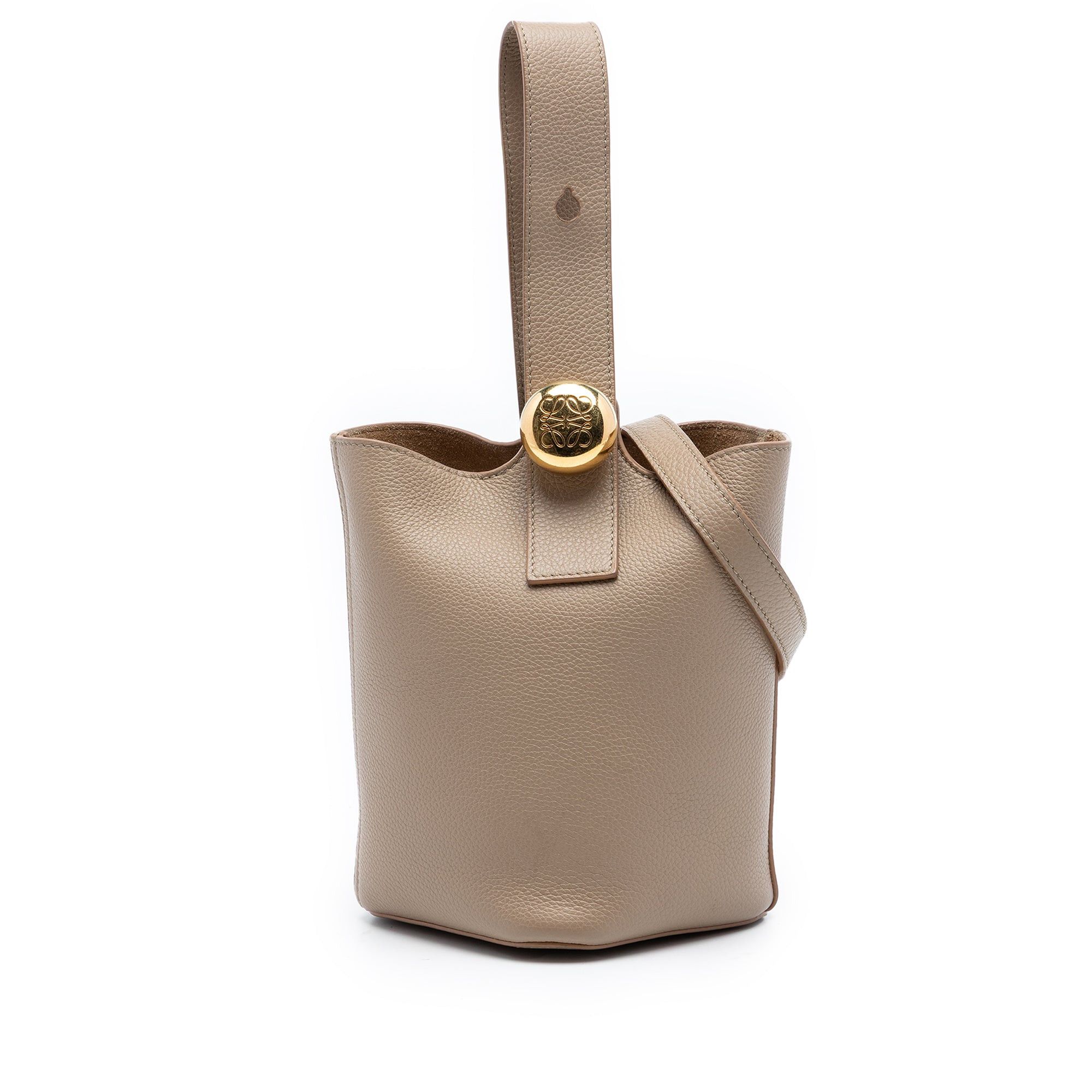 Loewe Mini Grained Calfskin Pebble Bucket Bag Size ONE SIZE - 1 Thumbnail